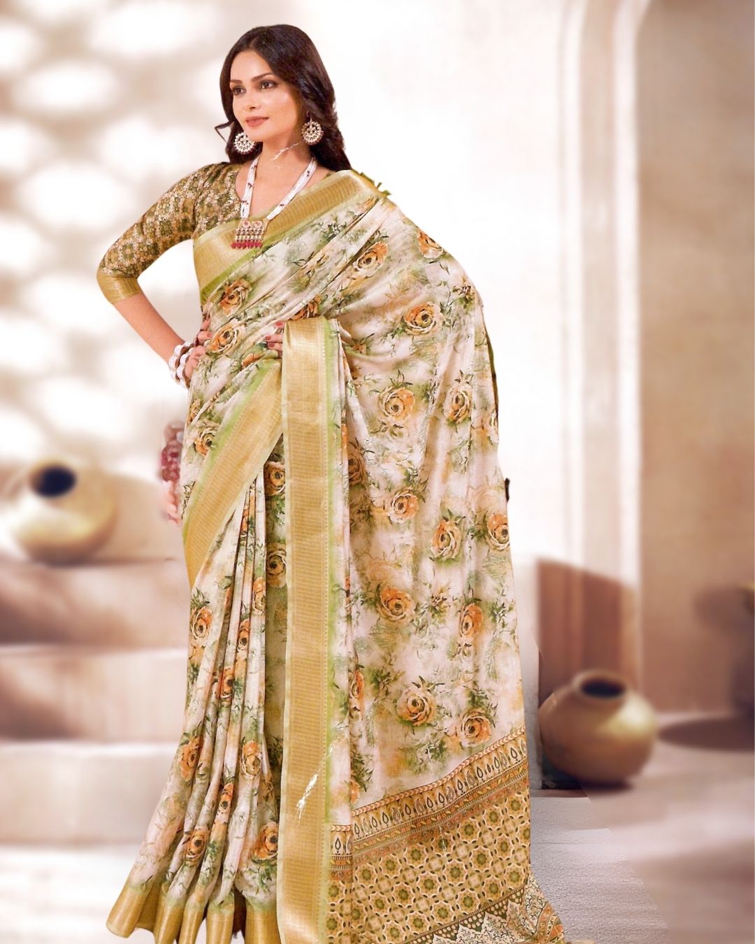 Kashmira - Printed Saree