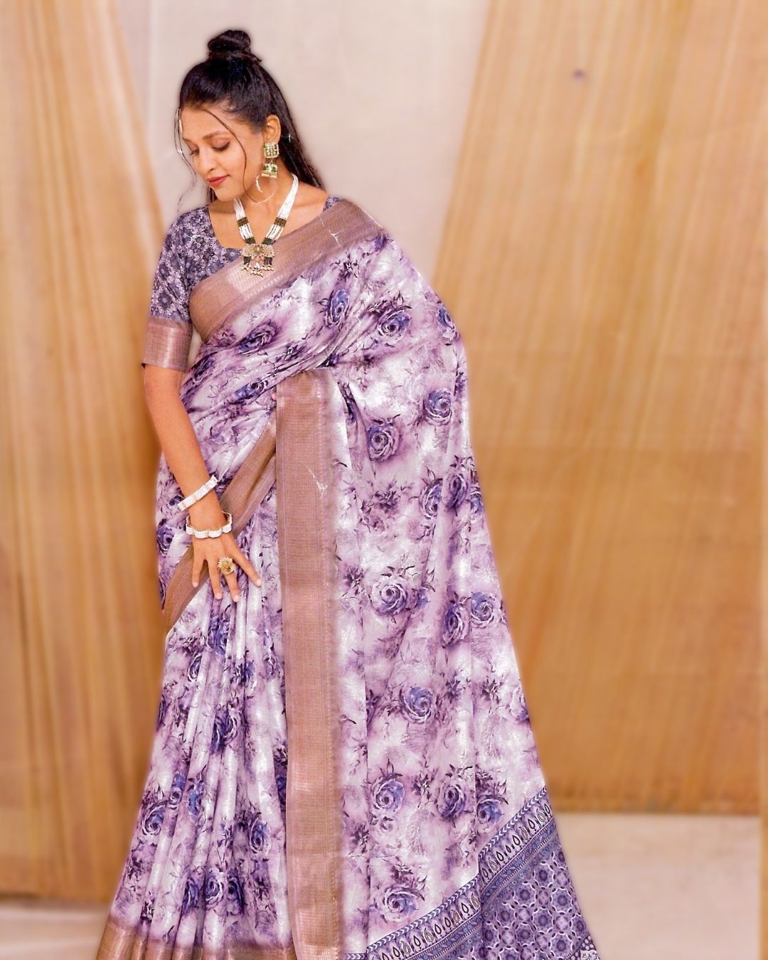Kashmira - Printed Saree