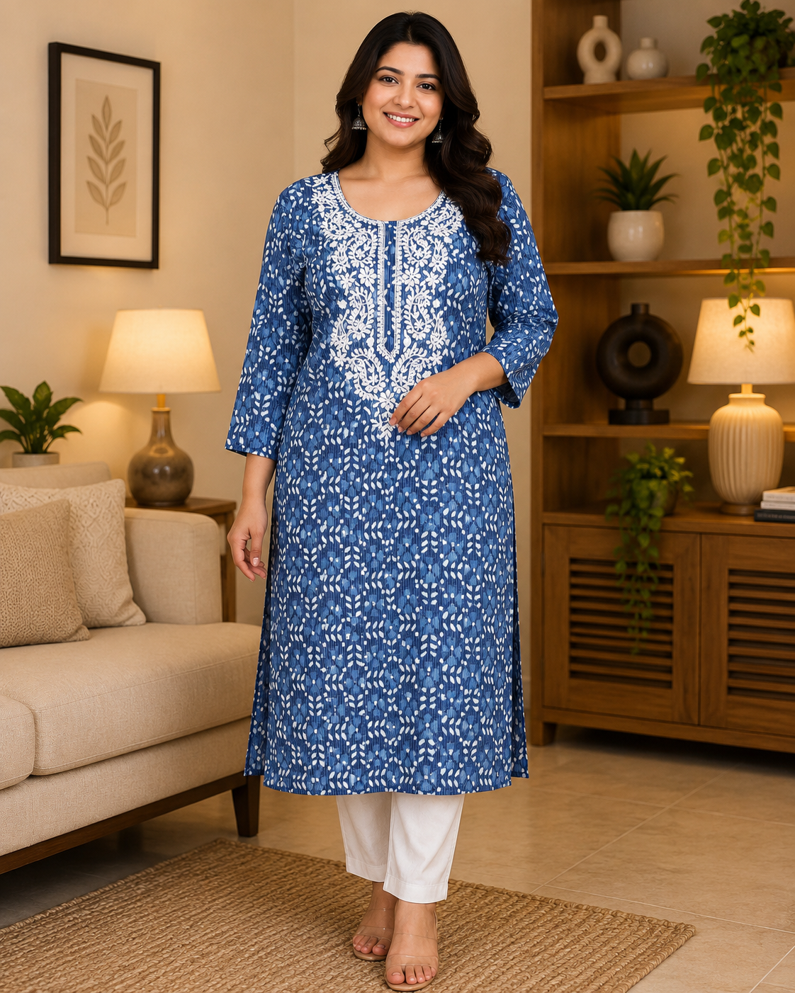 Kasida - Cotton Long Kurti