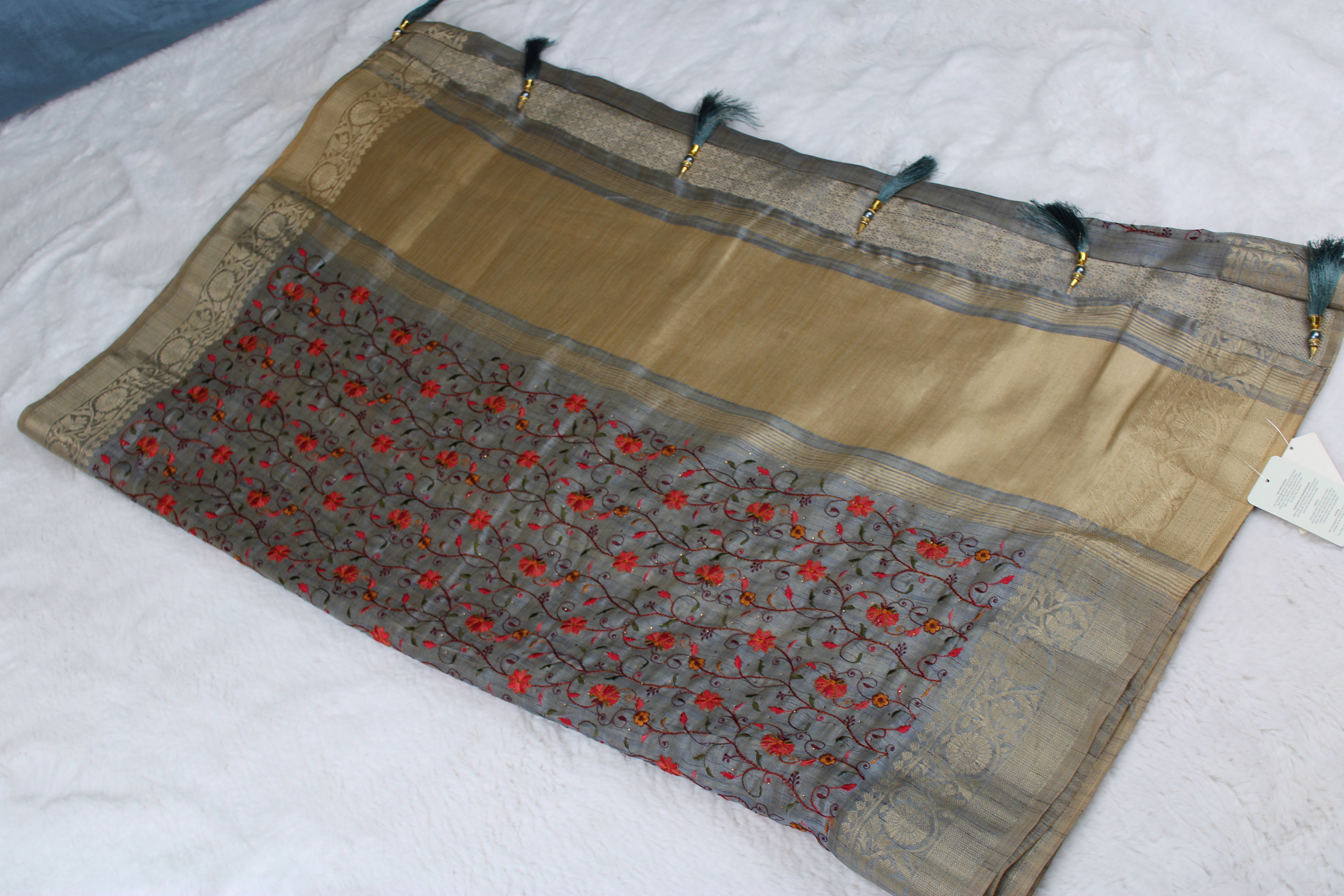 Krishna - Embroidered Saree