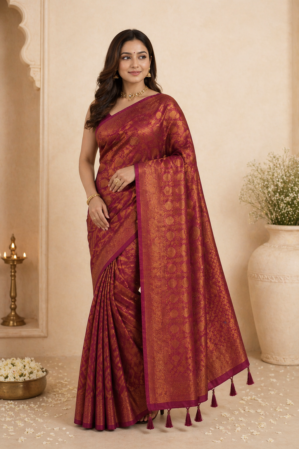 Latika - Semi Silk Saree