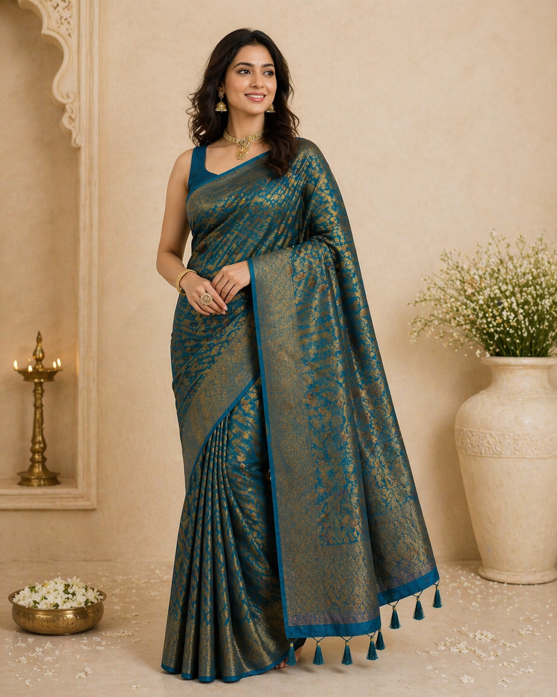 Latika - Semi Silk Saree