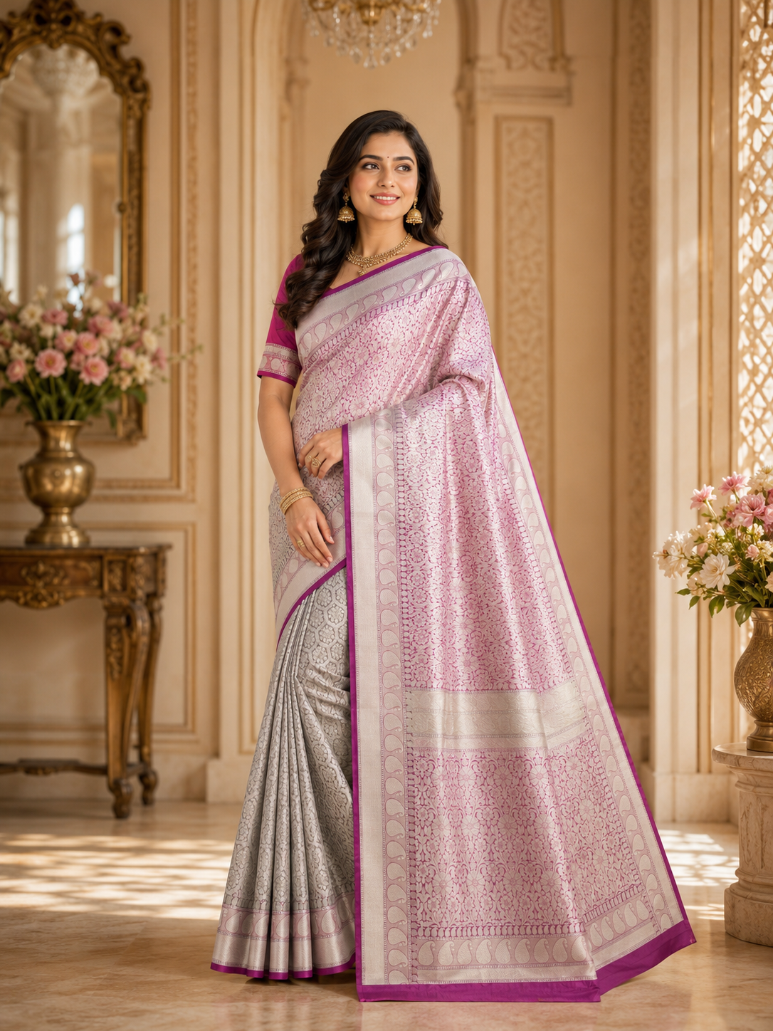 Lina - Semi Silk Saree