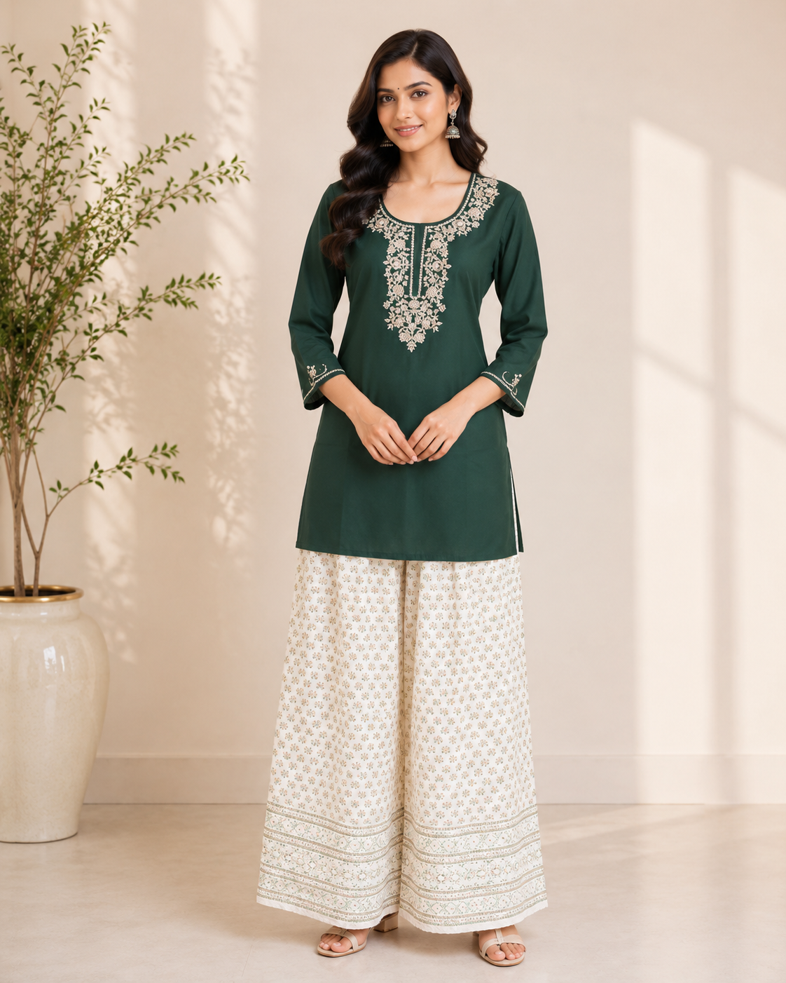 Louise - Georgette Short Kurti