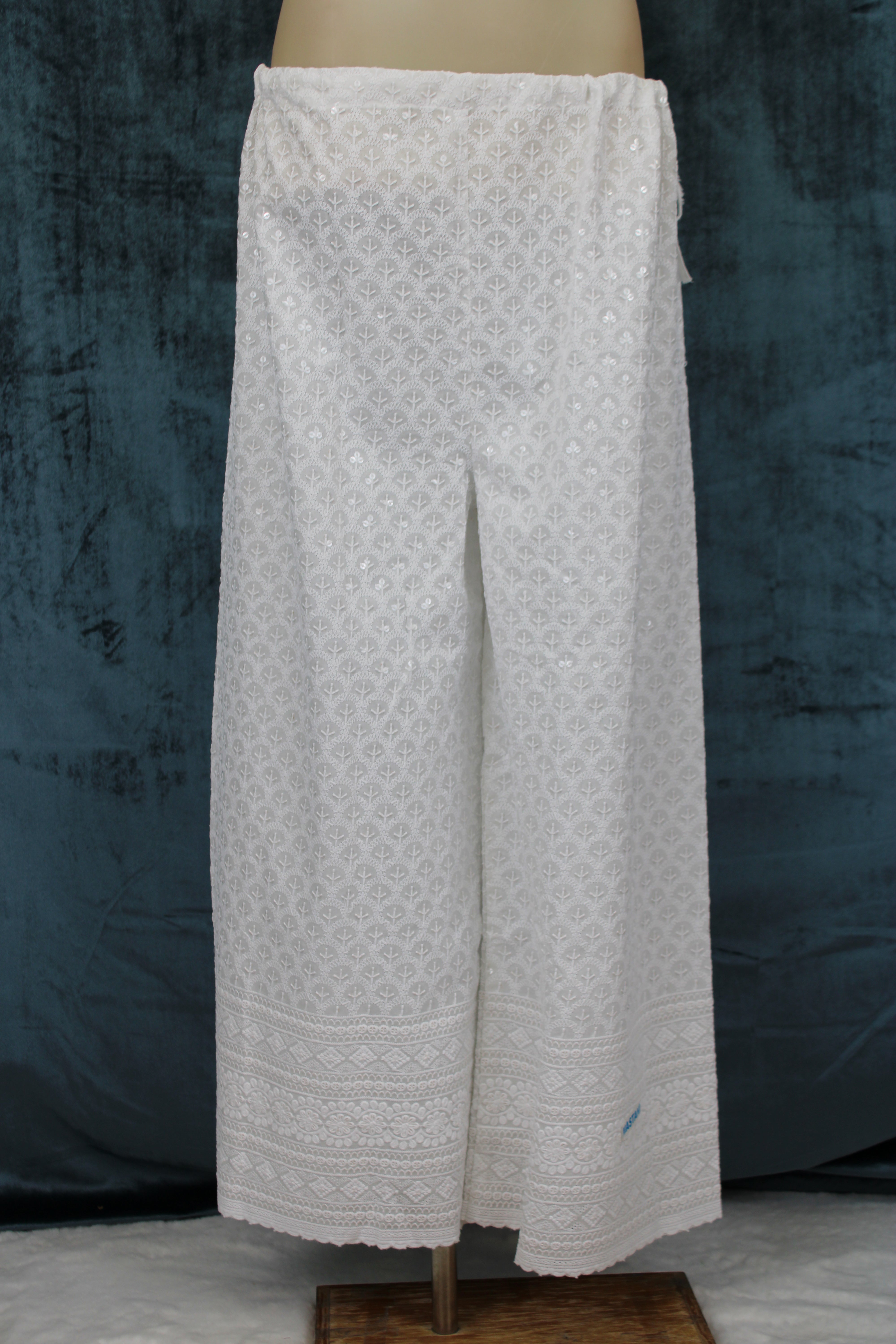Mastani Self Embroidery - Plazo Pant