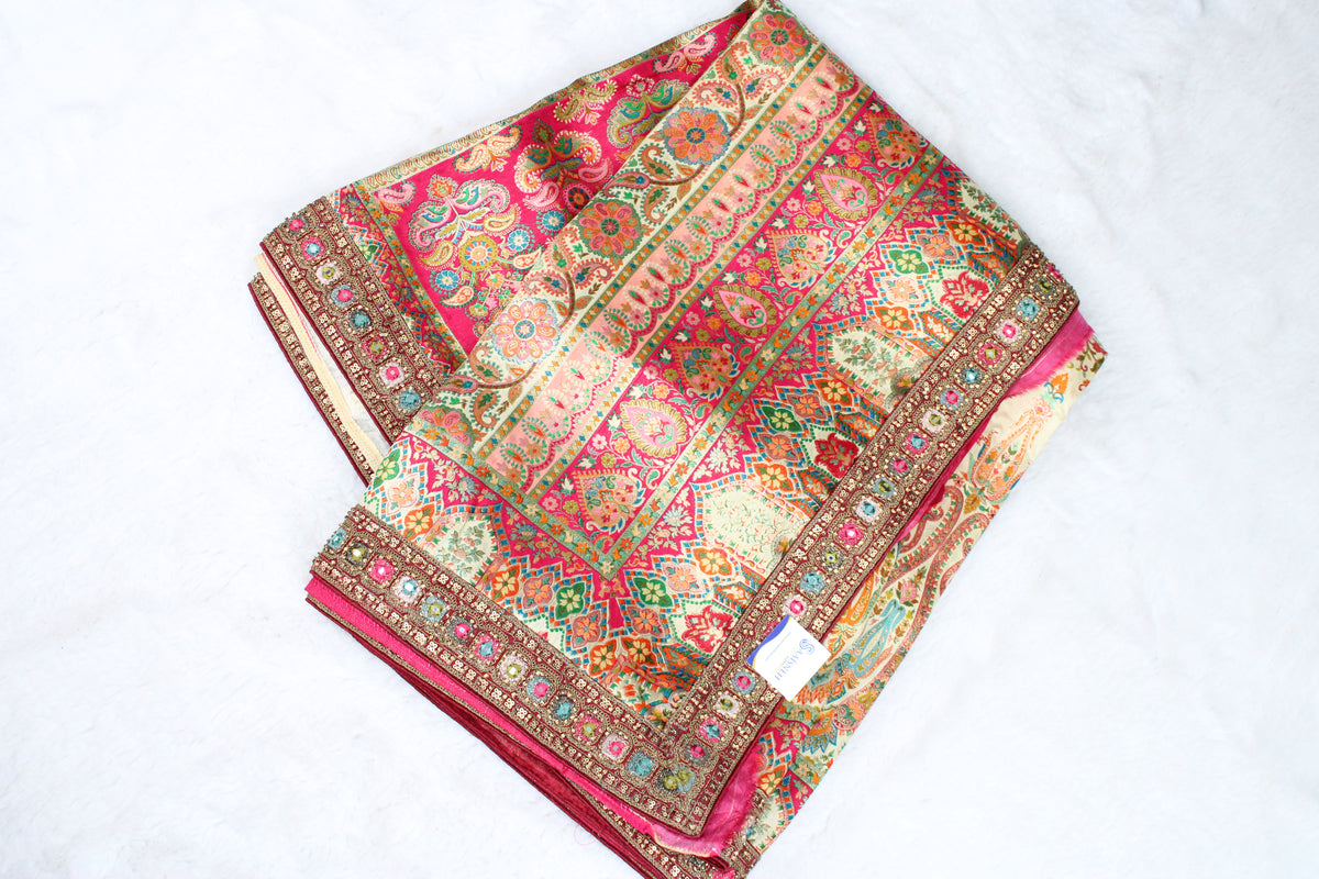 Meeta - Embroidered Kani Saree