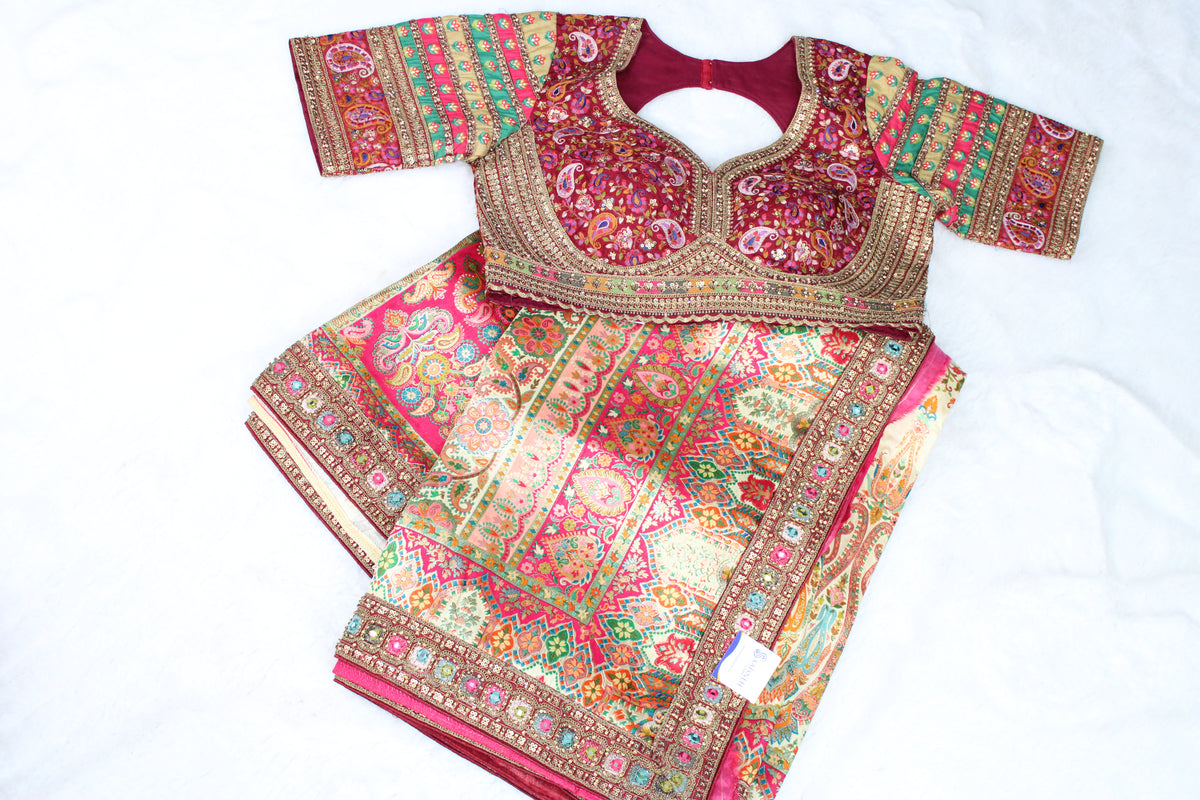 Meeta - Embroidered Kani Saree