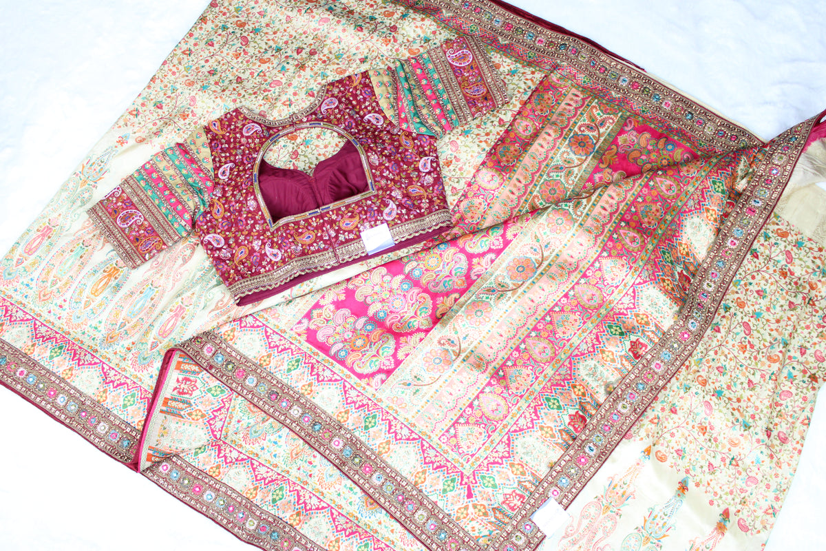 Meeta - Embroidered Kani Saree