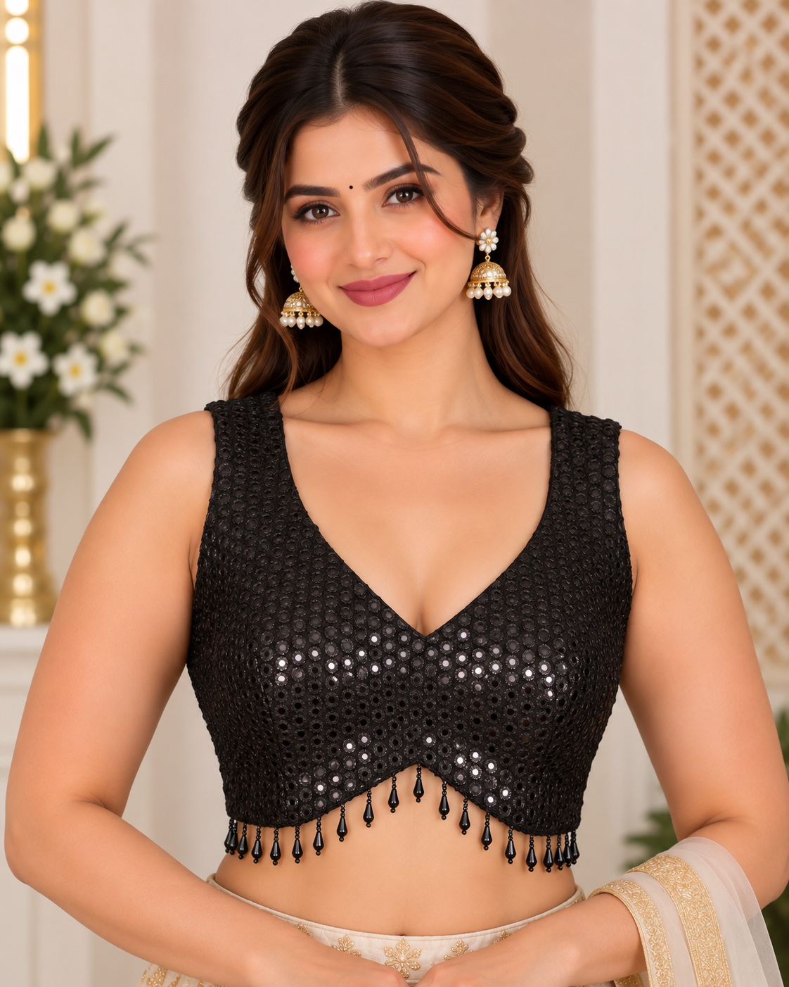 Mitali - Mirror Work Blouse