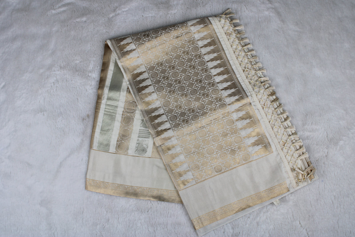 Neeta - Satin Silk Banarasi Saree