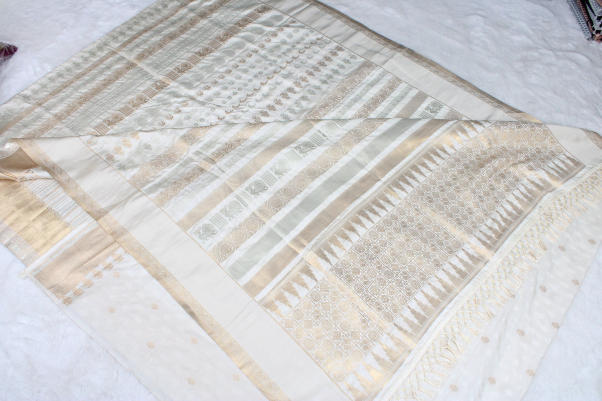 Neeta - Satin Silk Banarasi Saree
