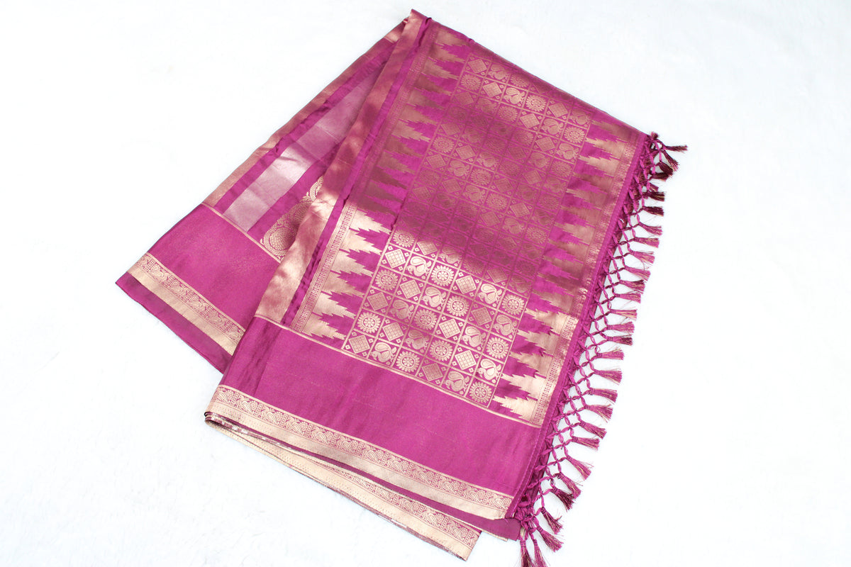 Neeta - Satin Silk Banarasi Saree
