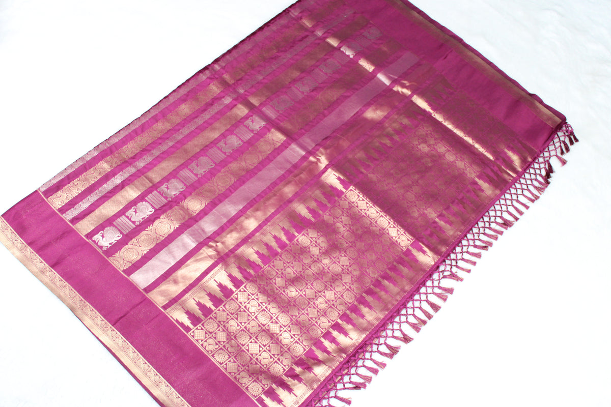 Neeta - Satin Silk Banarasi Saree