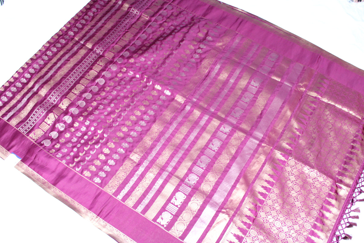 Neeta - Satin Silk Banarasi Saree