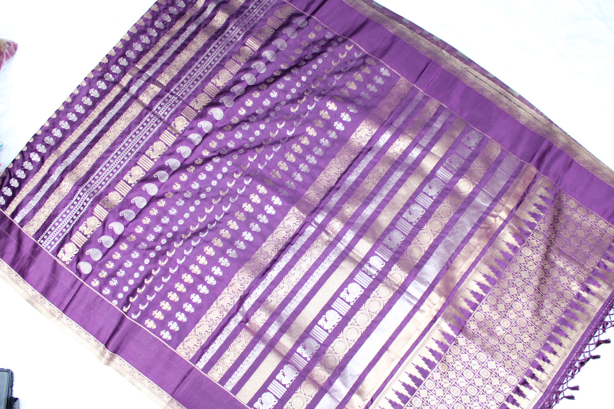 Neeta - Satin Silk Banarasi Saree