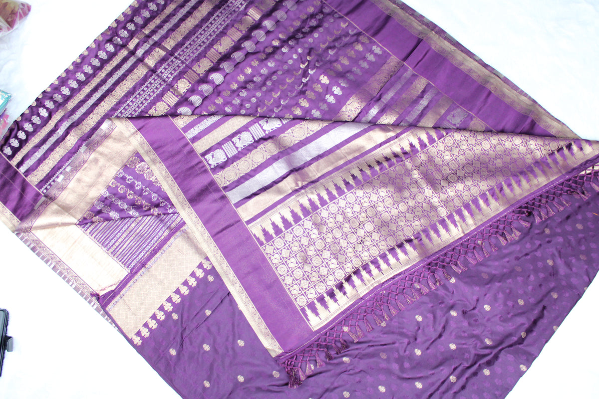 Neeta - Satin Silk Banarasi Saree