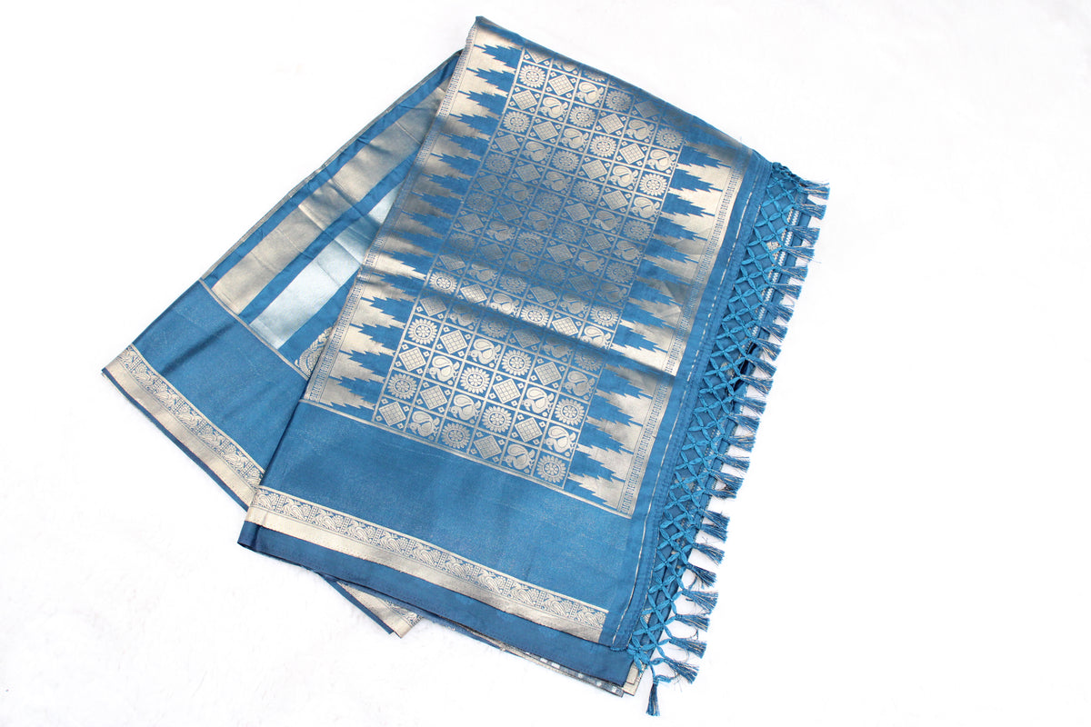 Neeta - Satin Silk Banarasi Saree