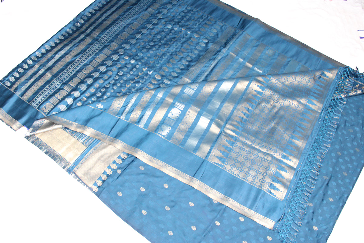Neeta - Satin Silk Banarasi Saree