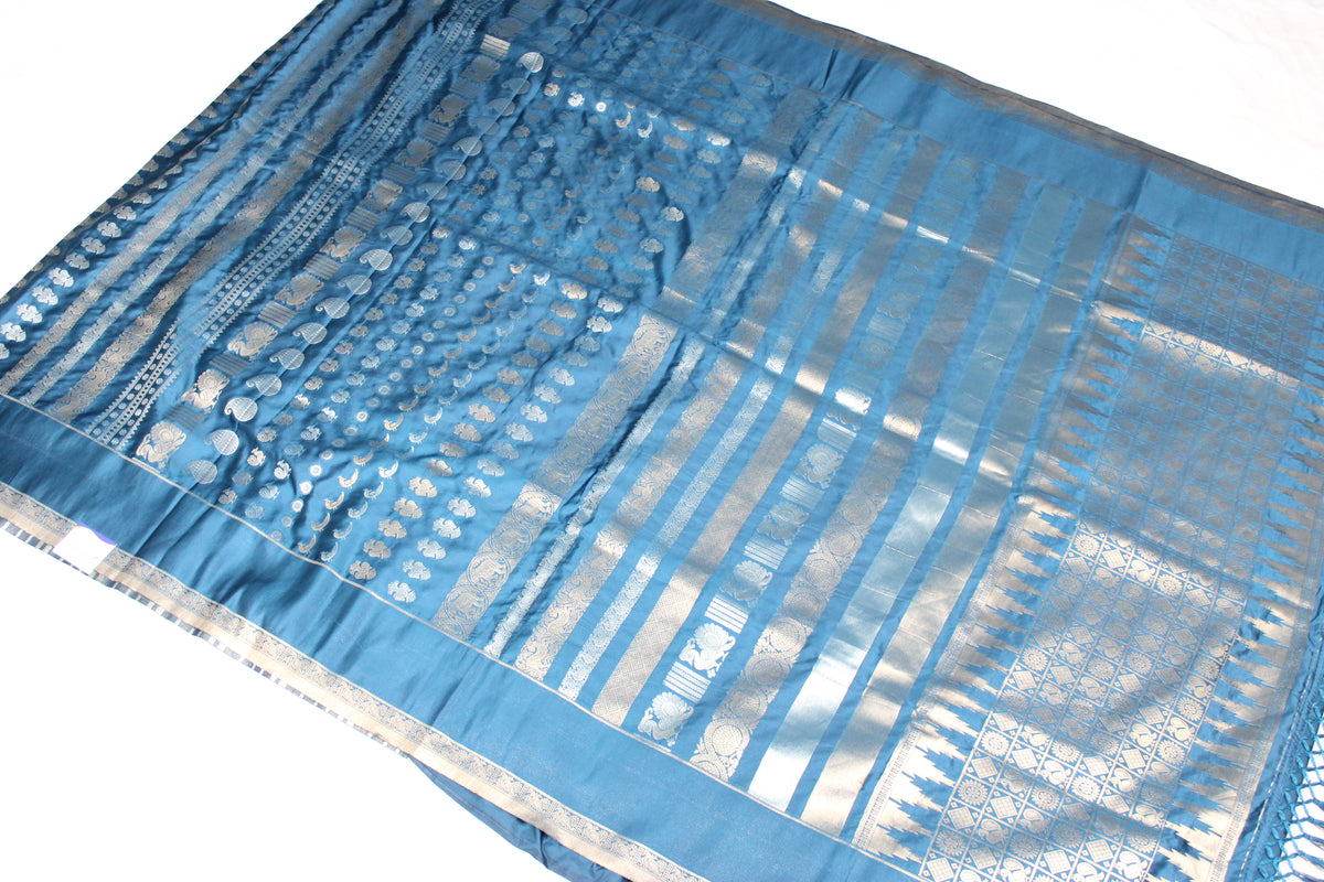Neeta - Satin Silk Banarasi Saree