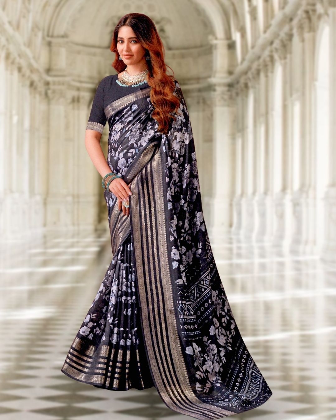 Nirvana - Printed Saree