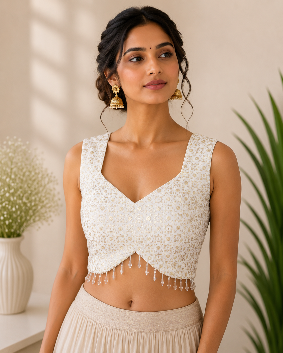 Nisha - Embroidered Blouse