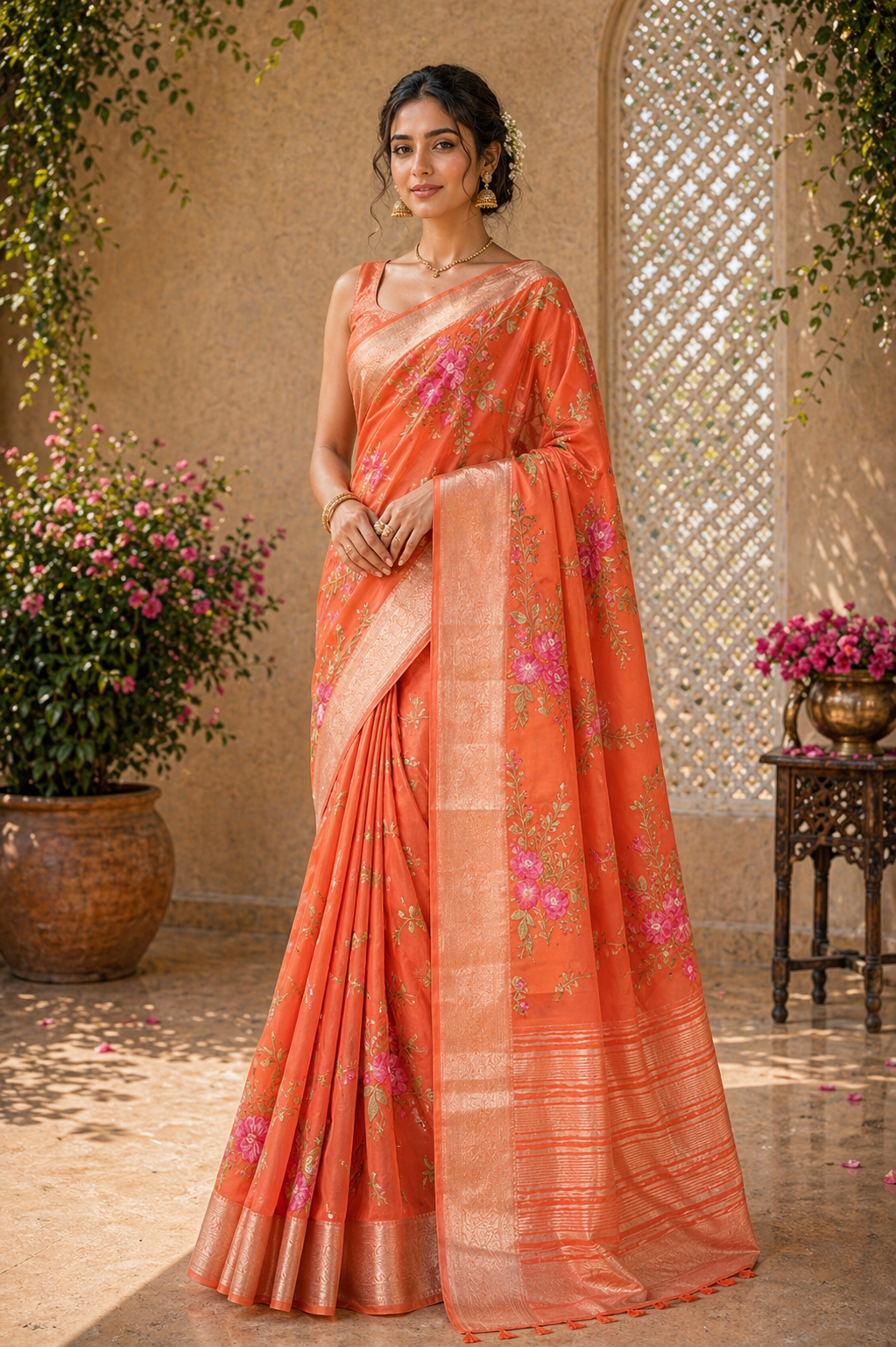 Rashmi - Embroidered Saree