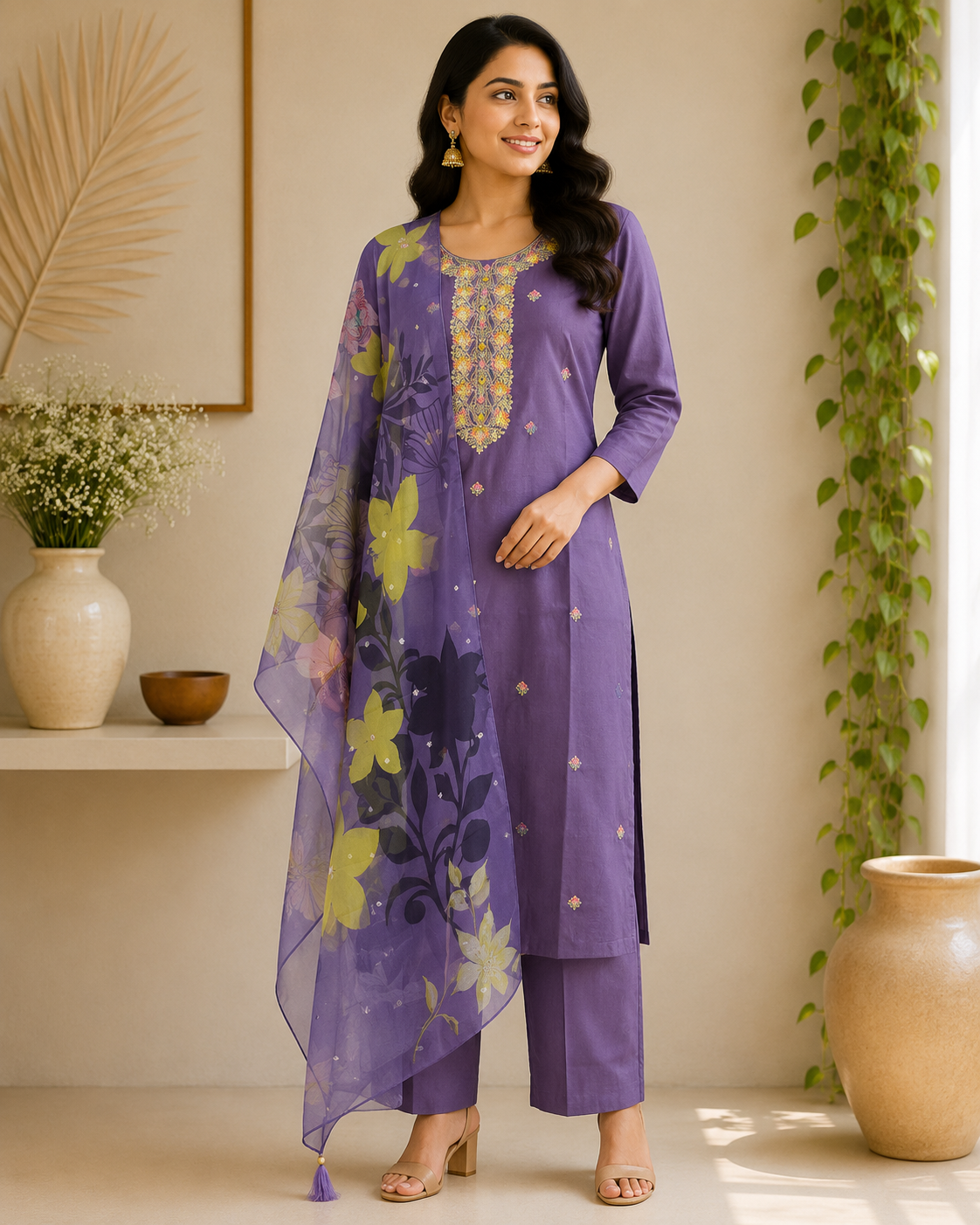 Pihu - Straight Suit