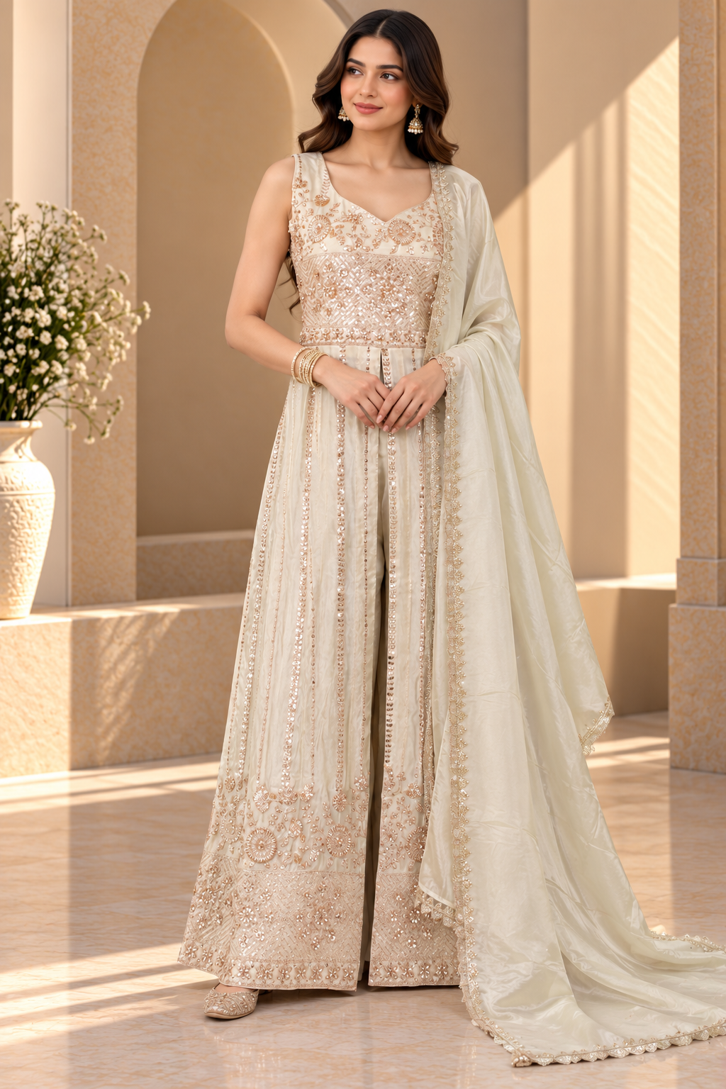 Pooja - Straight Suit