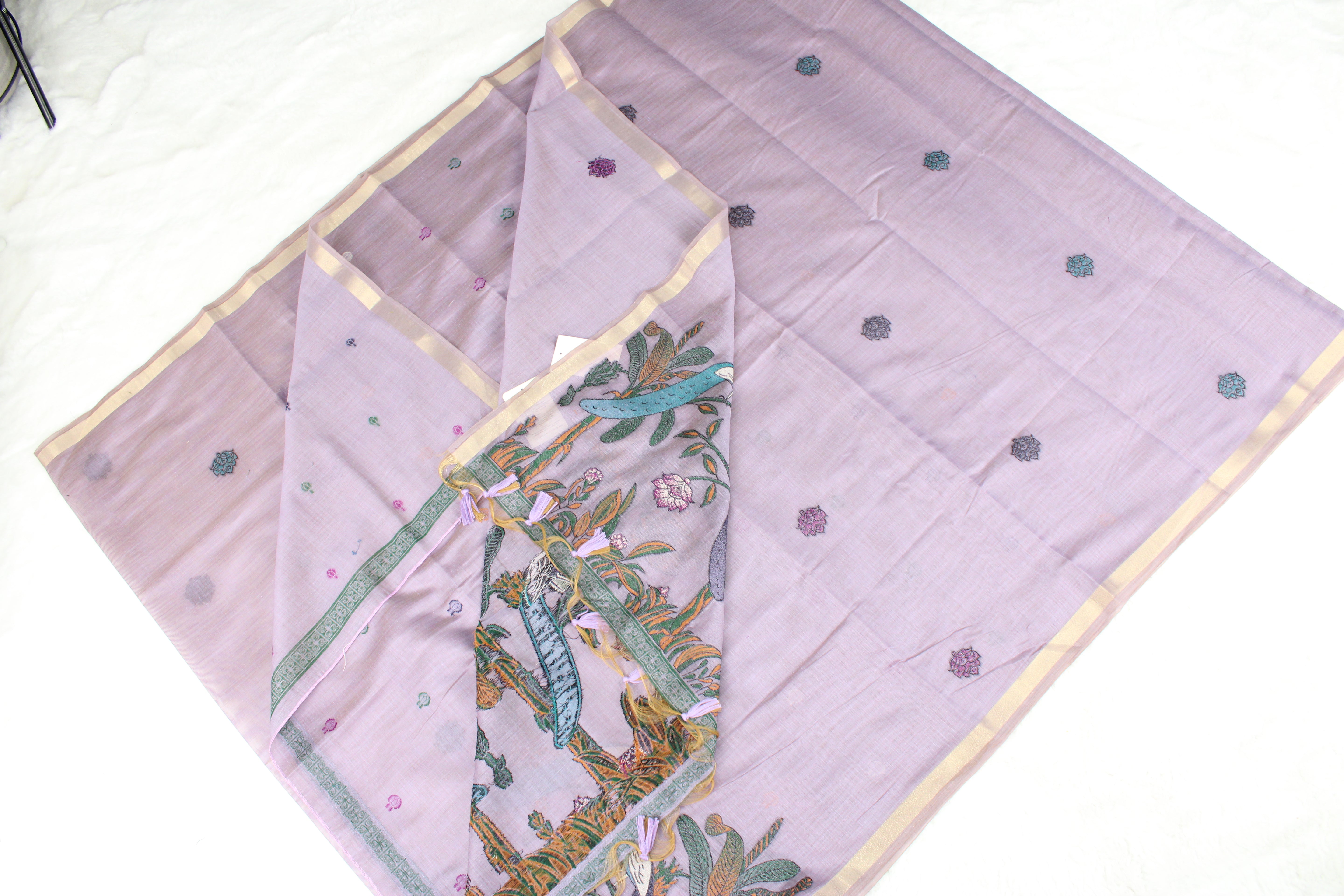 Radhika - Blend Linen Cotton Saree