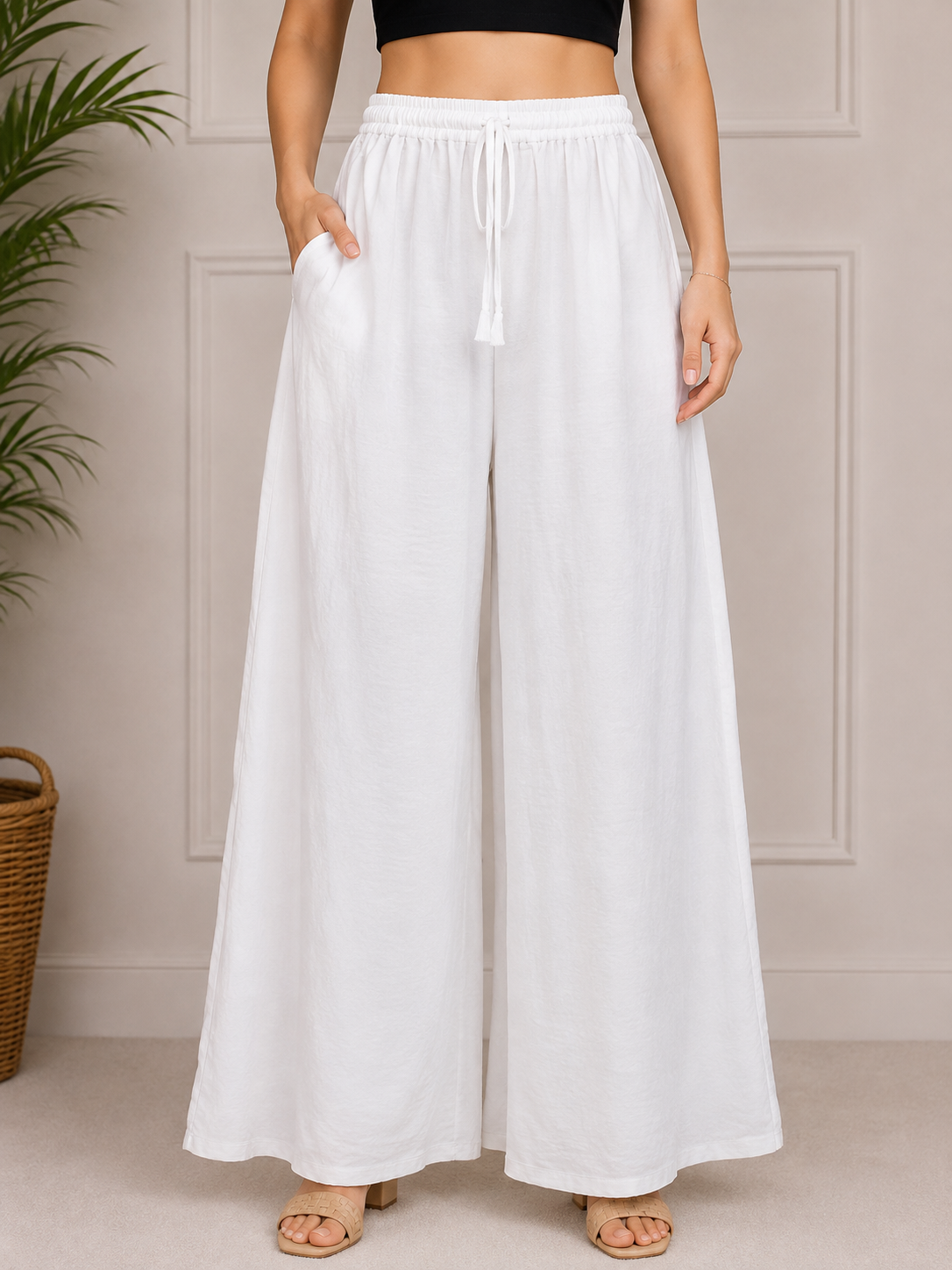 Rama - versatile Plain Plazo