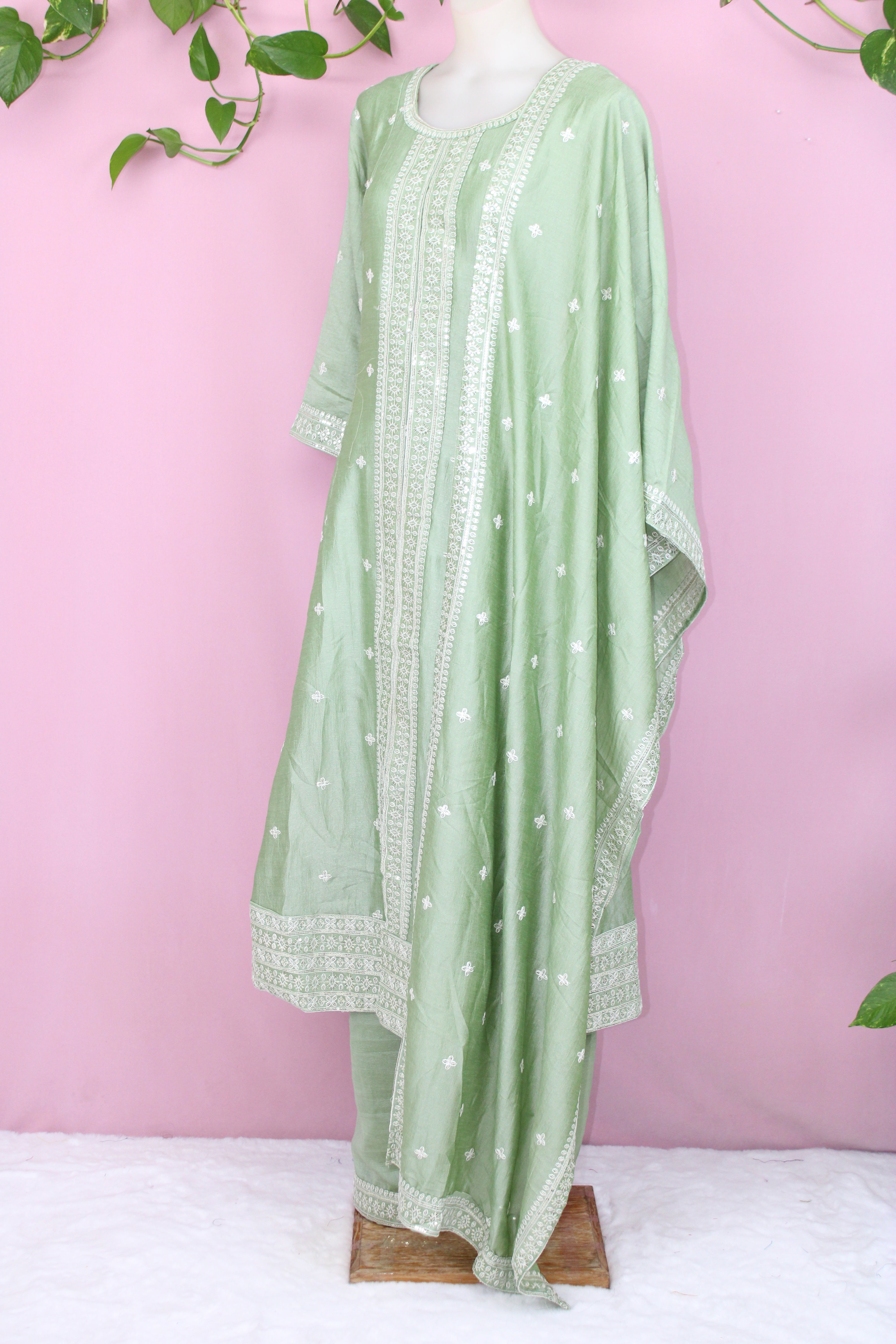 Romika - Vichitra Embroidered Anarkali Suit