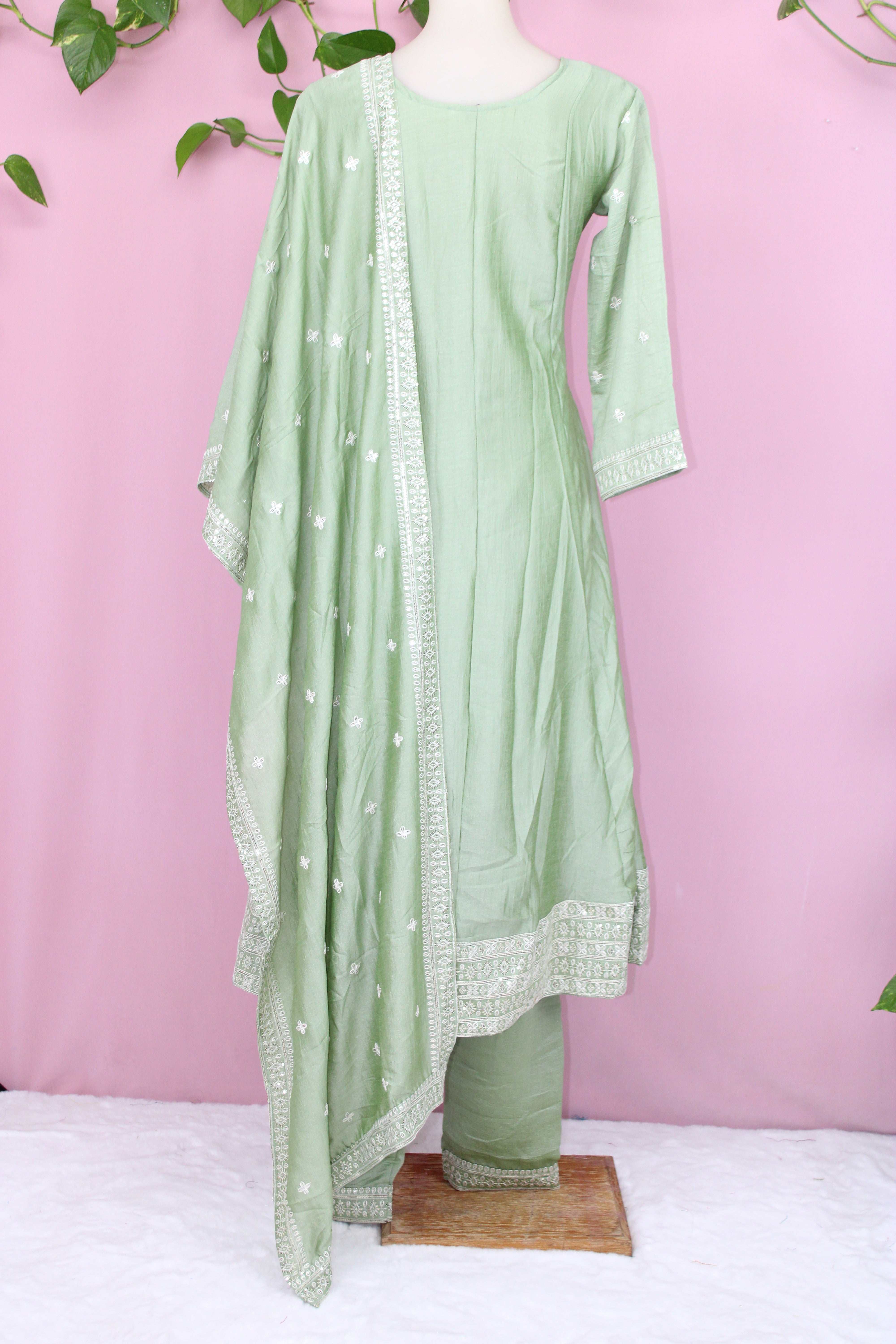 Romika - Vichitra Embroidered Anarkali Suit