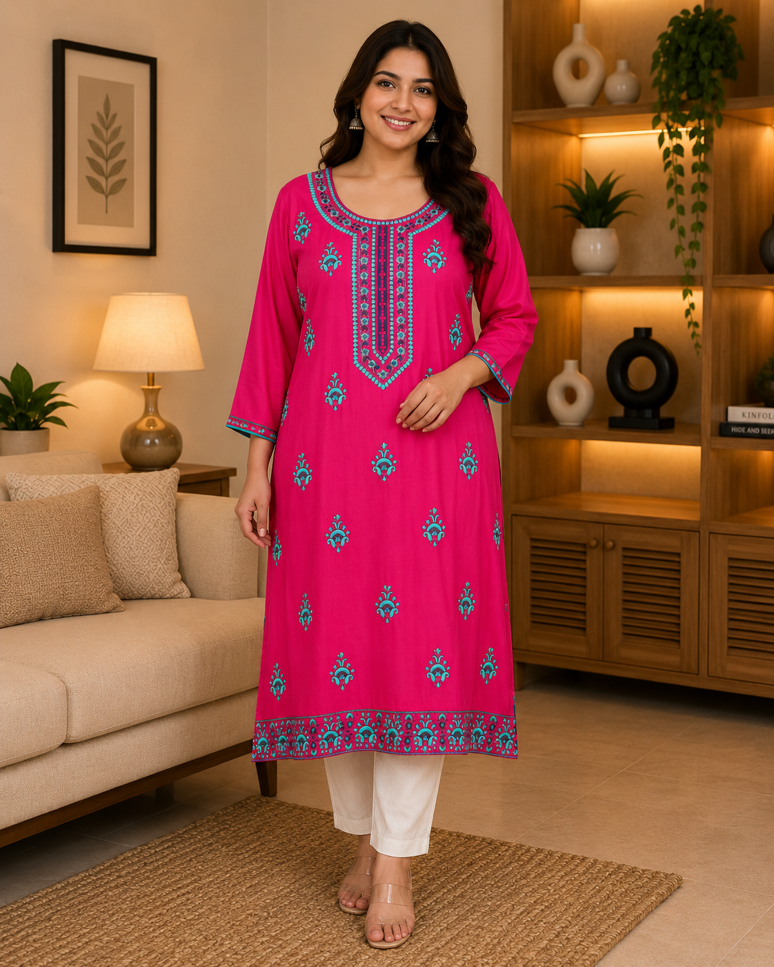 Rosh - Rayon Long Kurti