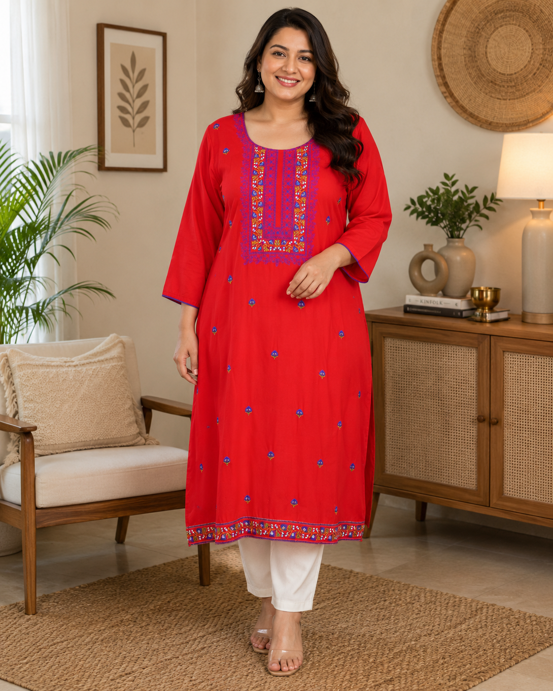 Rosh - Rayon Long Kurti