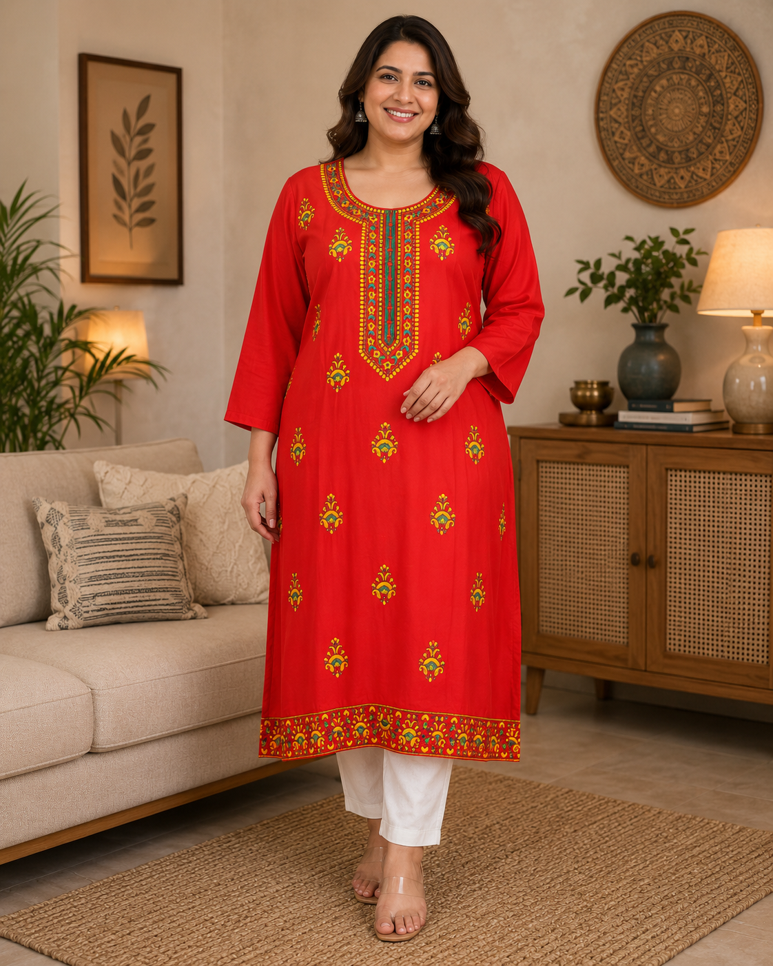 Rosh - Rayon Long Kurti