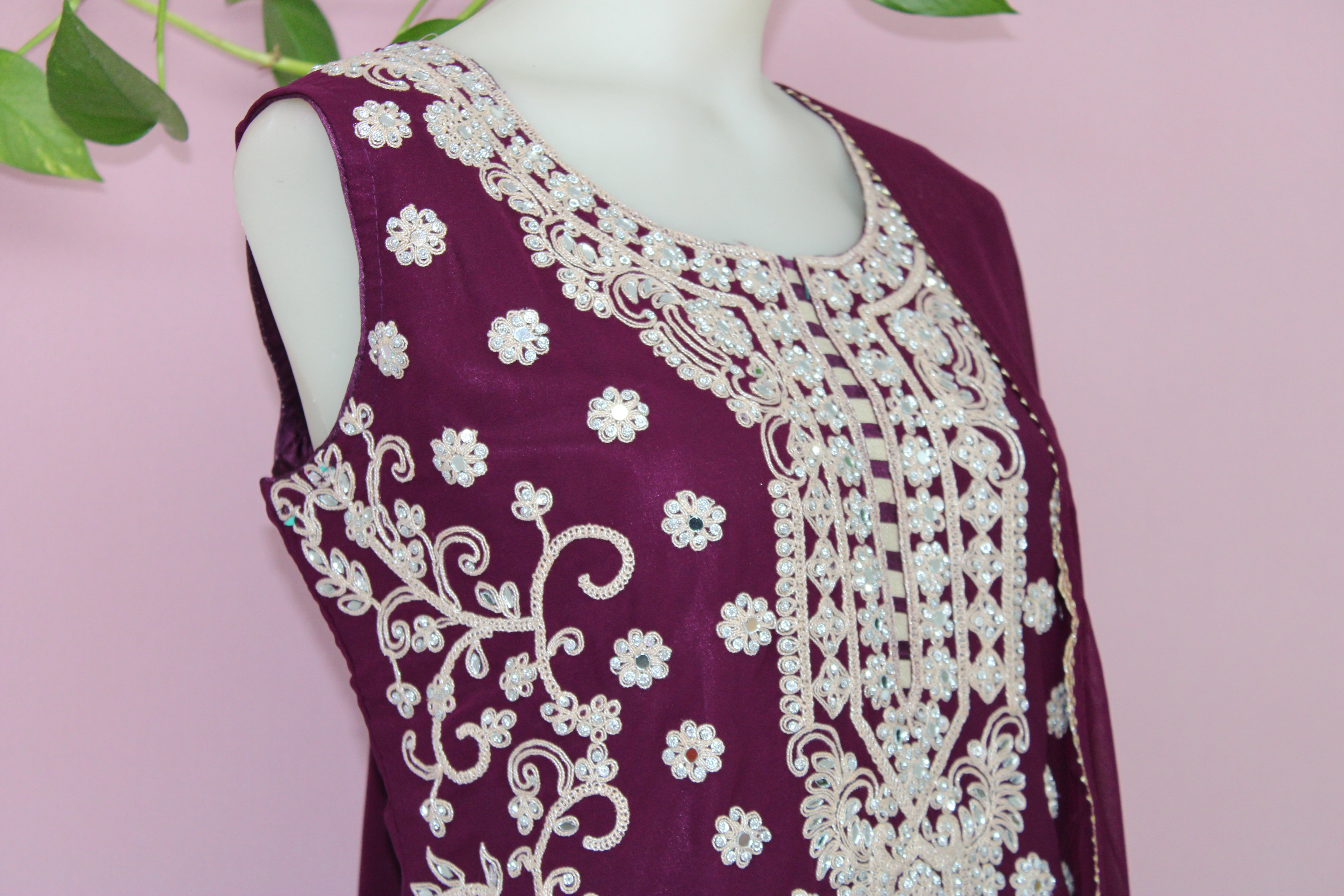 Rubika - Georgette Embroidery Sharara Suit