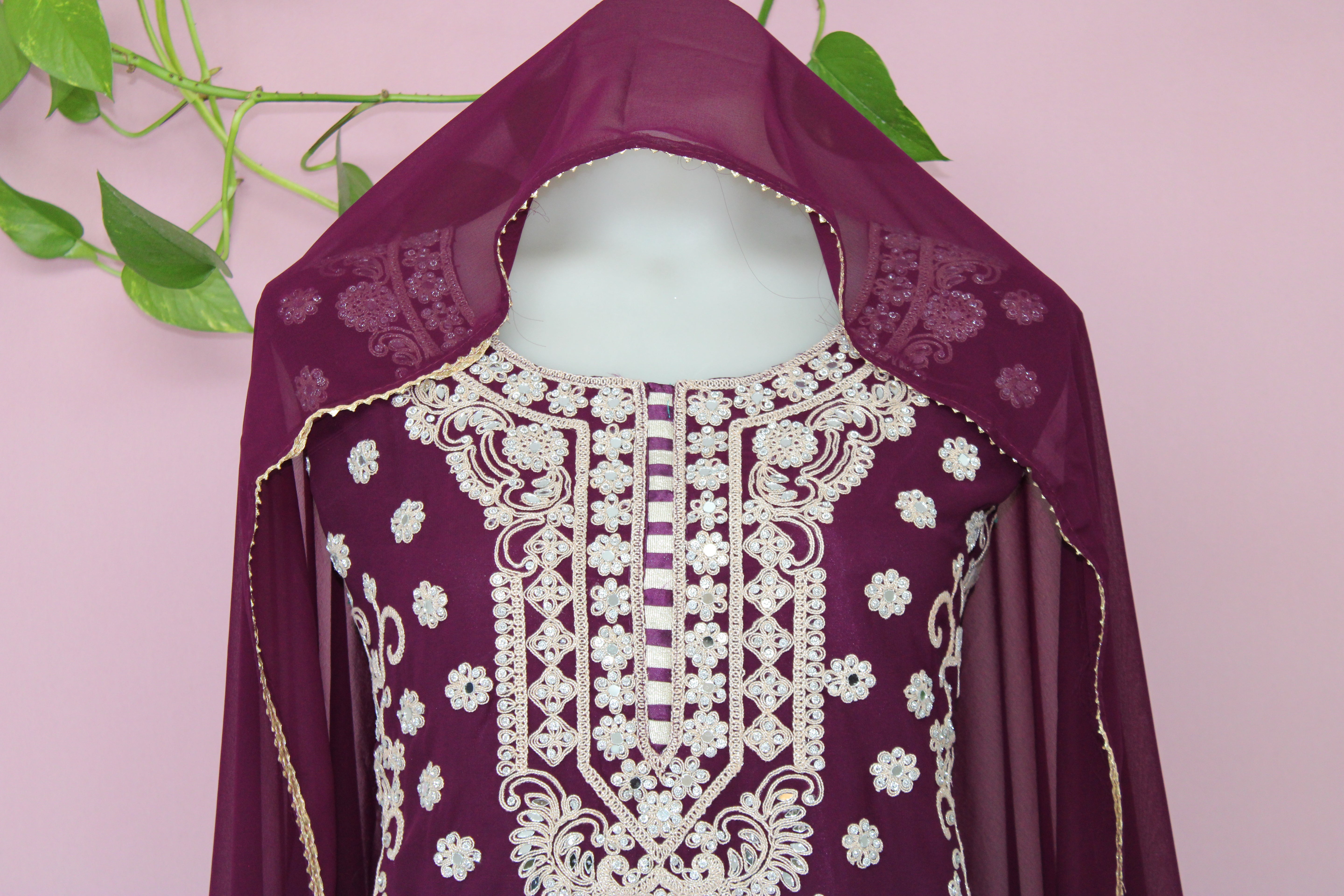 Rubika - Georgette Embroidery Sharara Suit