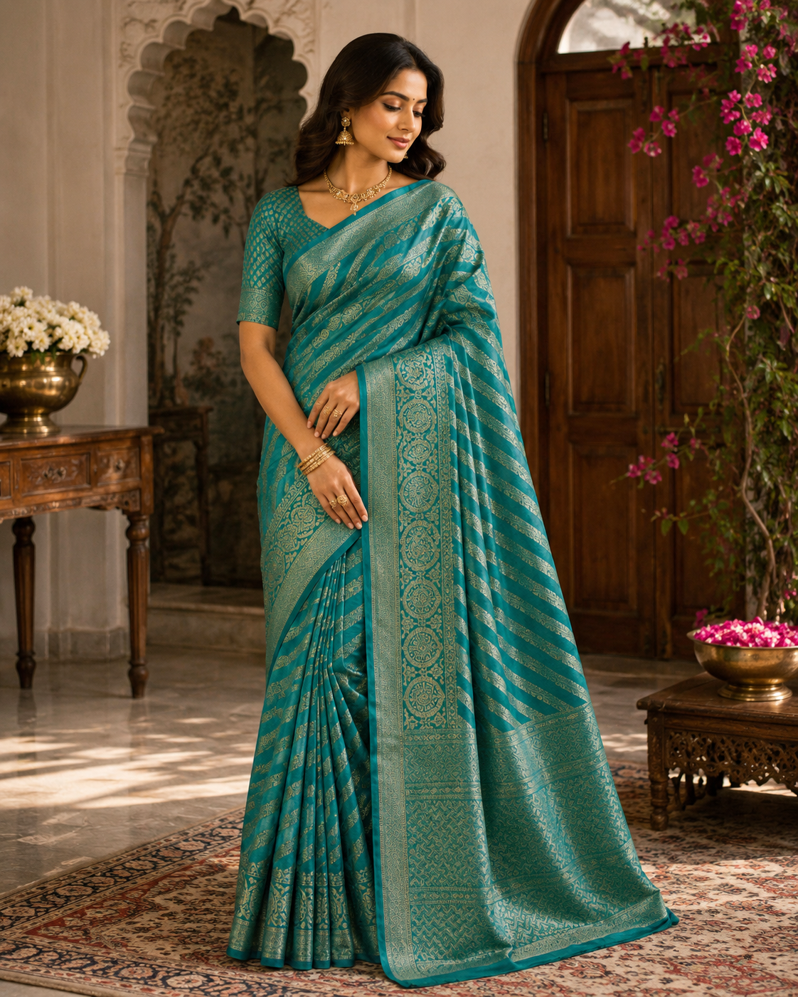 Savitri - Semi Silk Saree