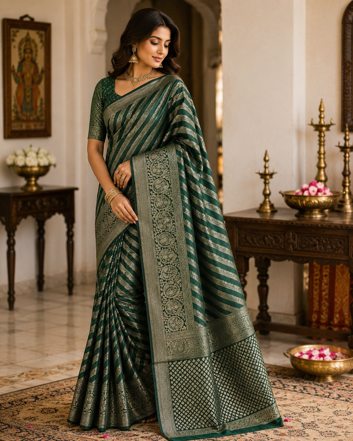 Savitri - Semi Silk Saree