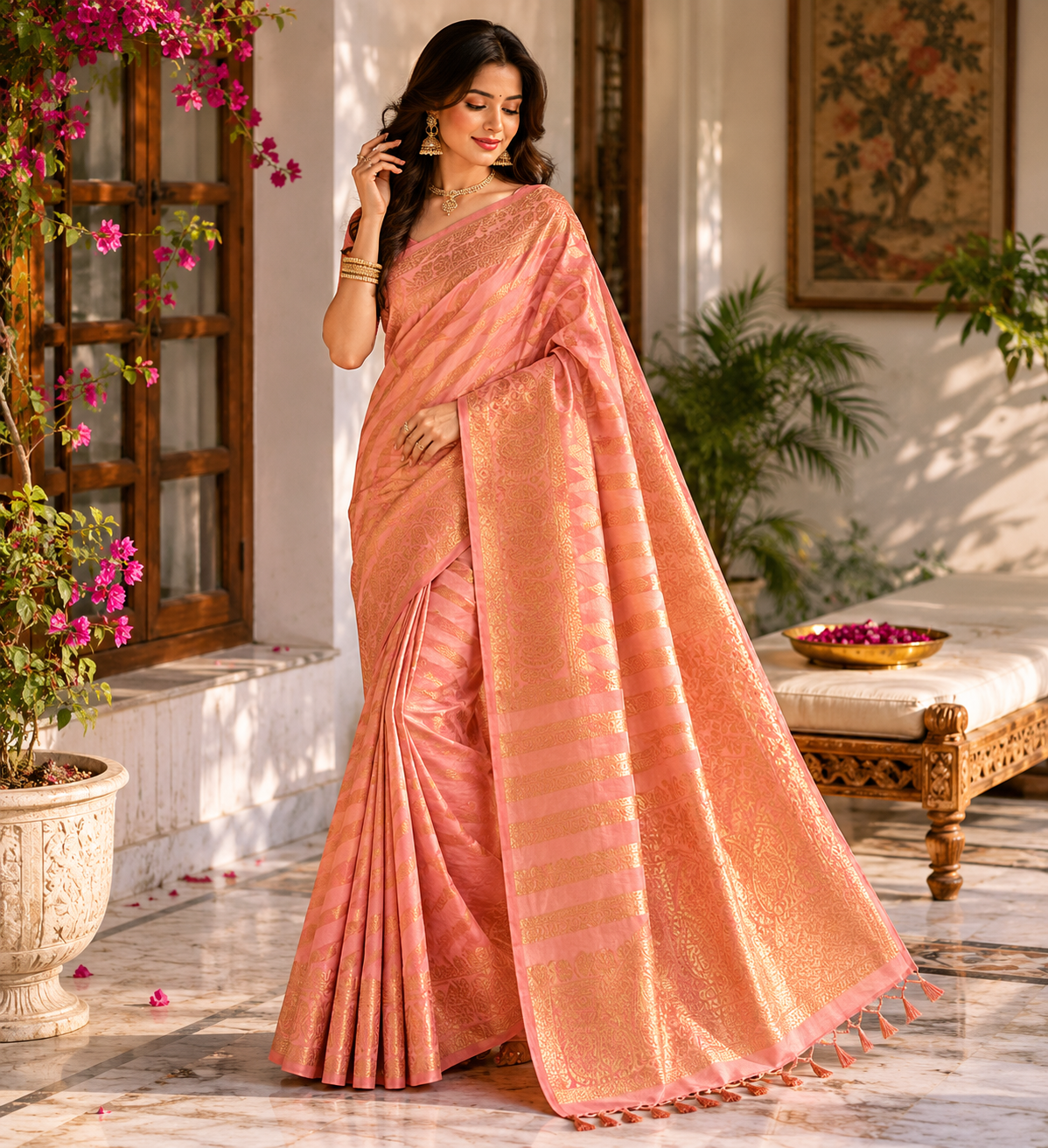 Savitri - Semi Silk Saree