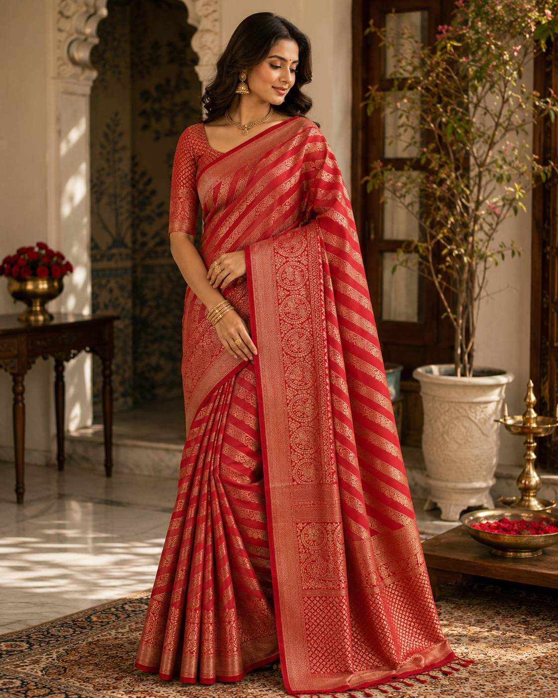 Savitri - Semi Silk Saree