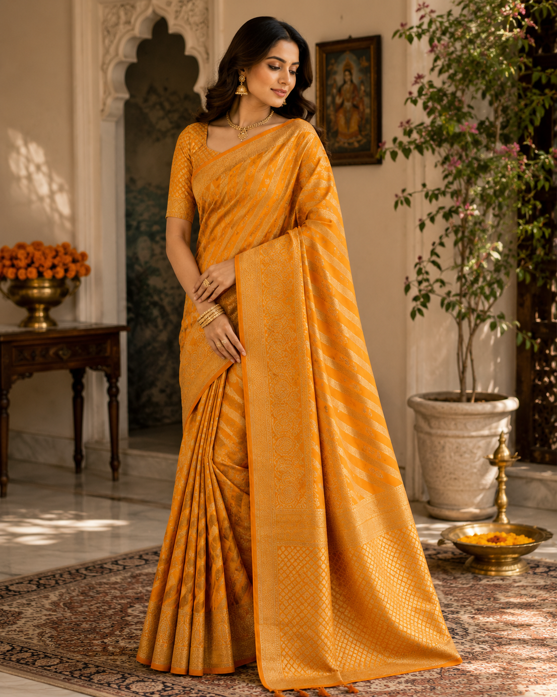 Savitri - Semi Silk Saree