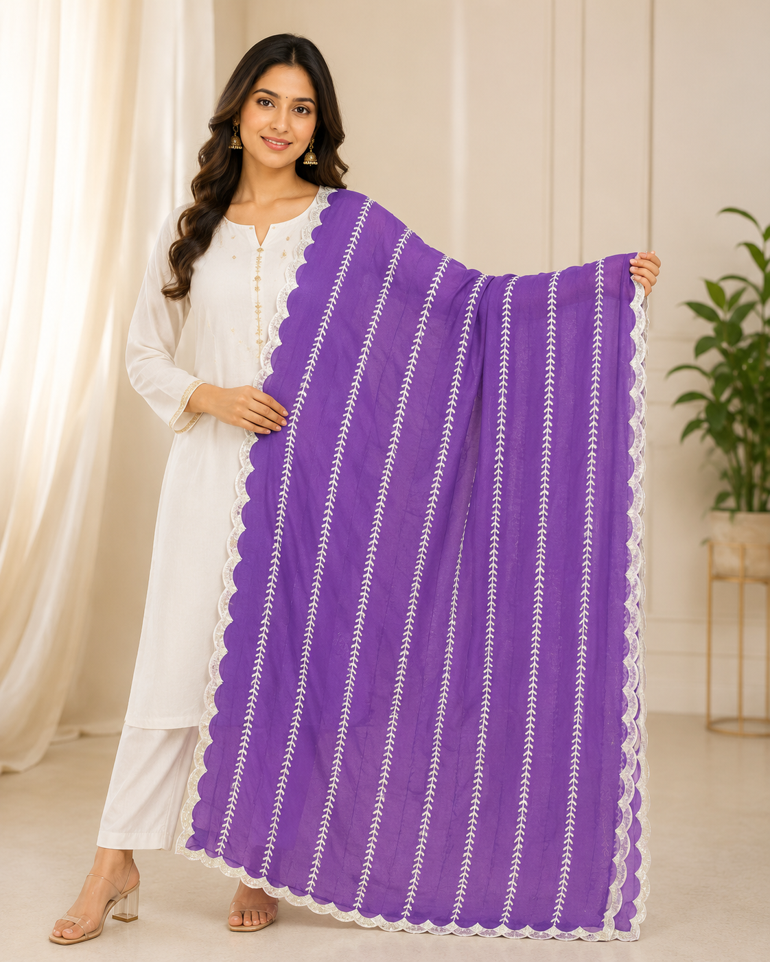 Selfie - Georgette Embroidery Dupatta