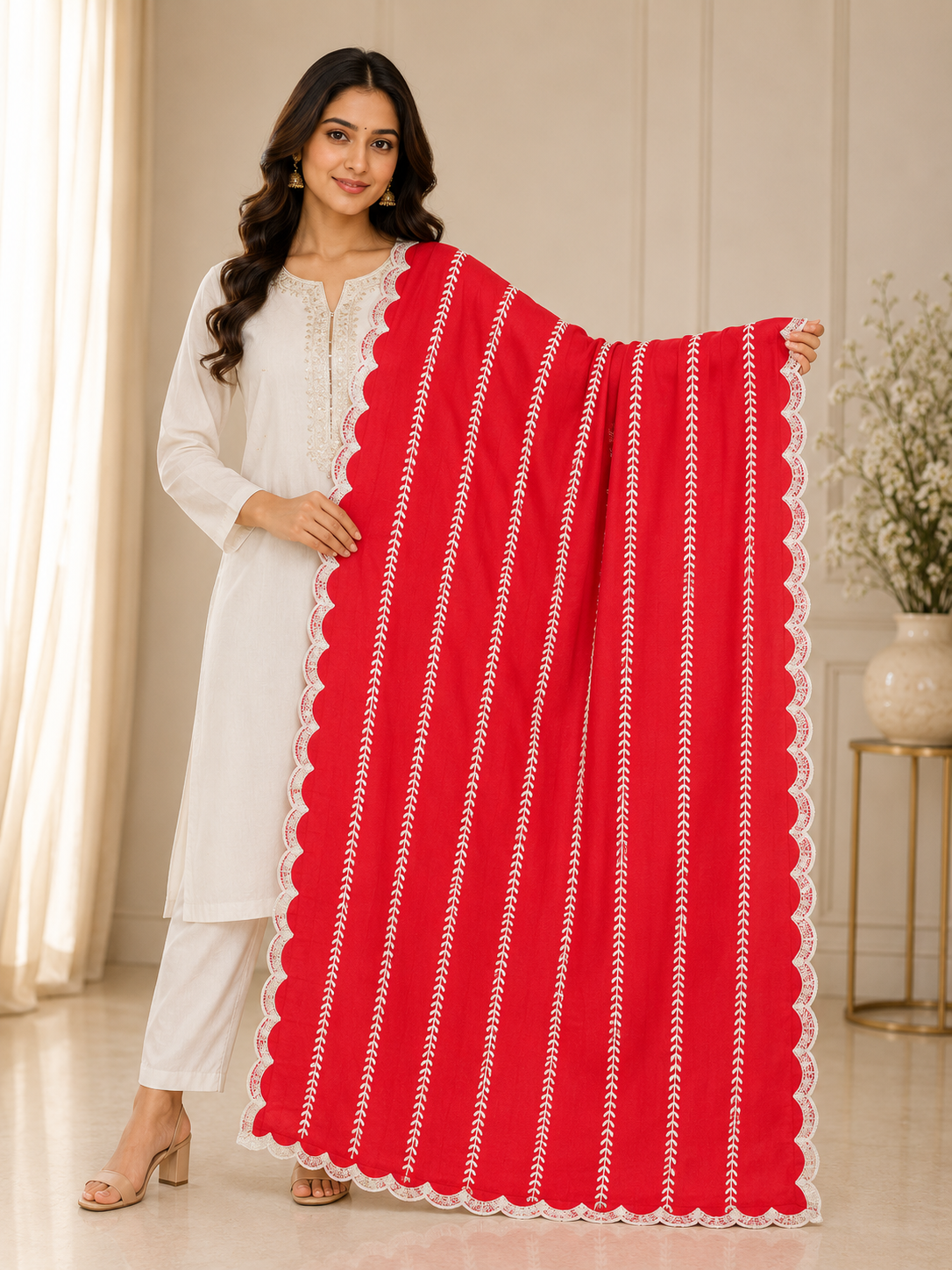 Selfie - Georgette Embroidery Dupatta
