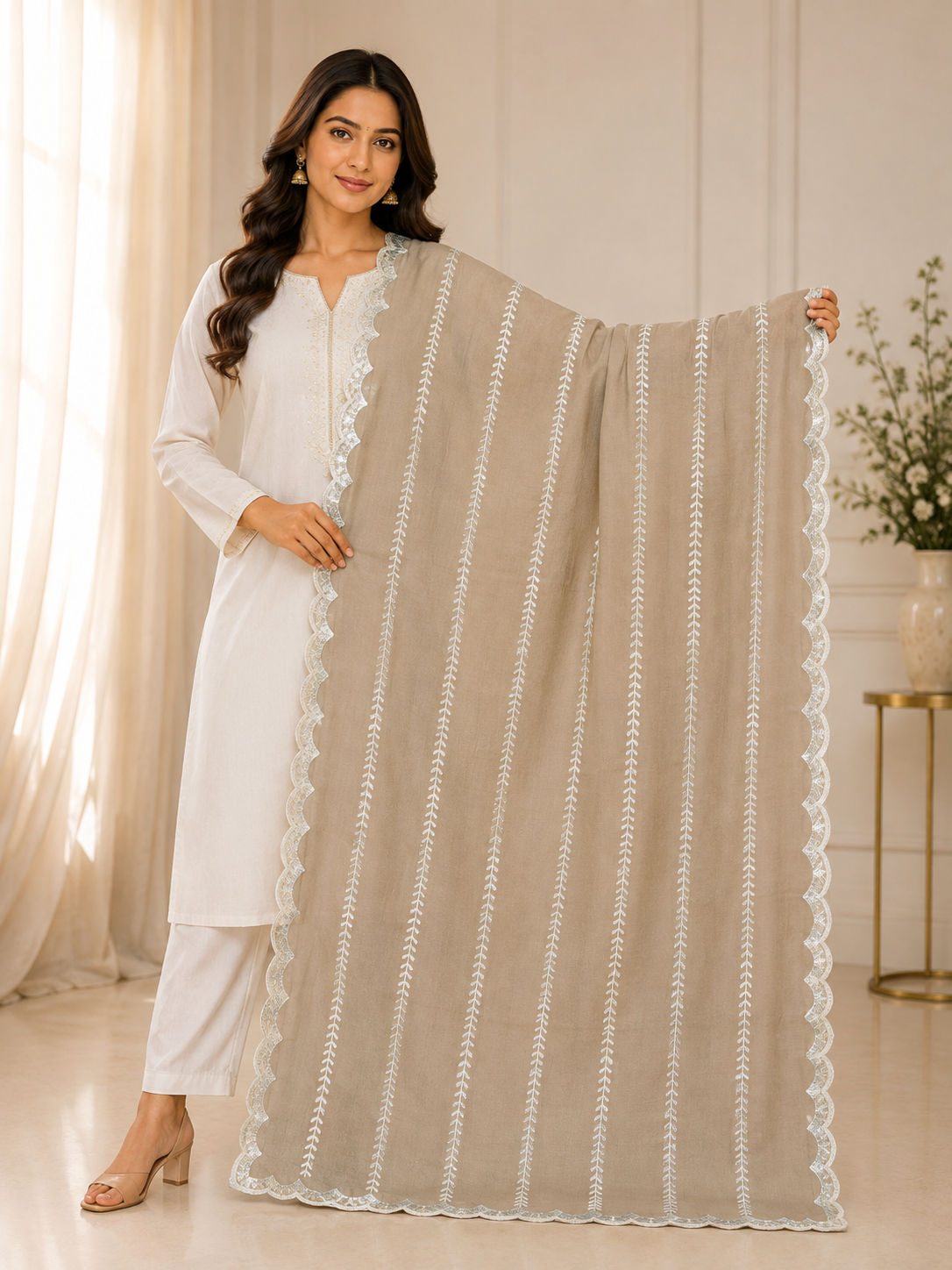 Selfie - Georgette Embroidery Dupatta