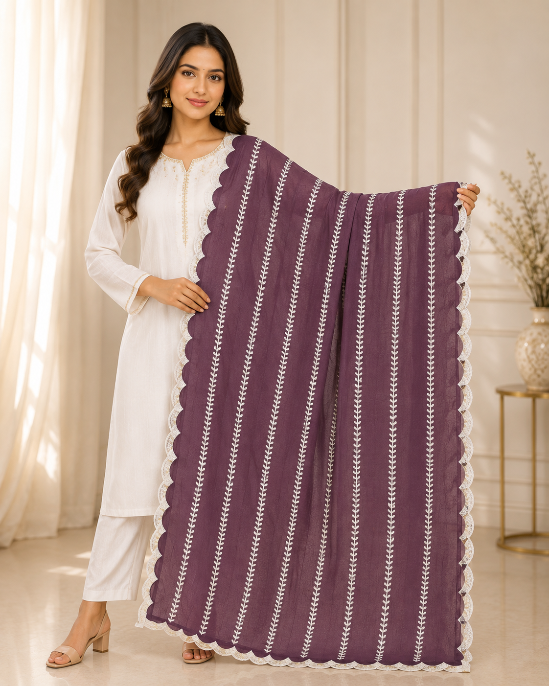 Selfie - Georgette Embroidery Dupatta
