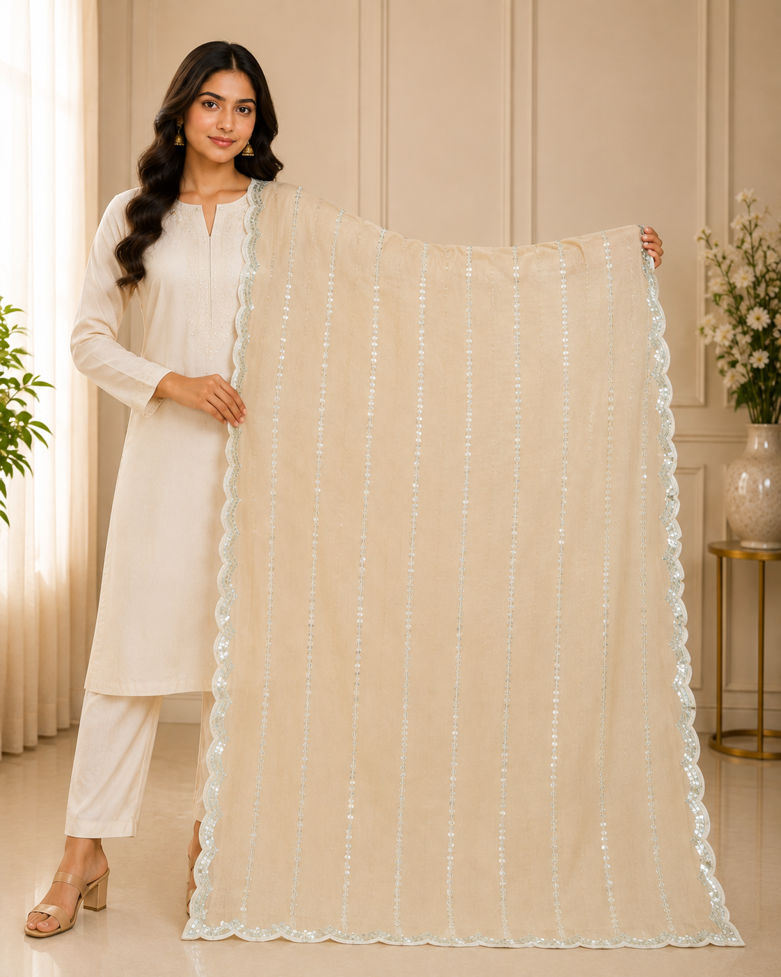 Selfie - Georgette Embroidery Dupatta