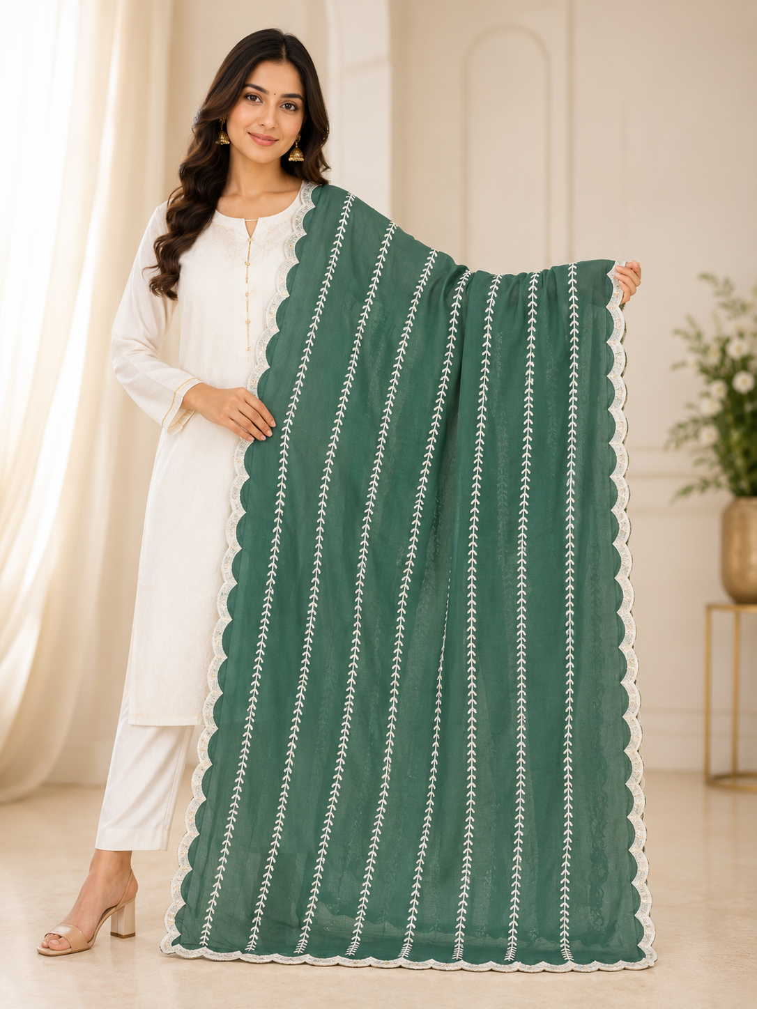 Selfie - Georgette Embroidery Dupatta