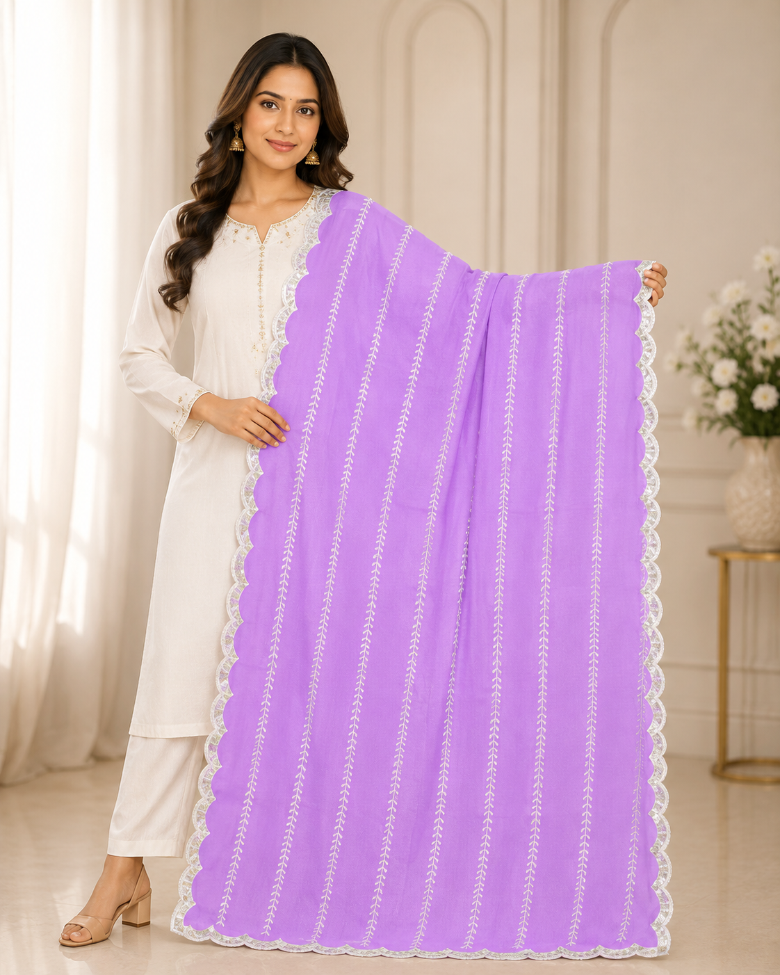 Selfie - Georgette Embroidery Dupatta