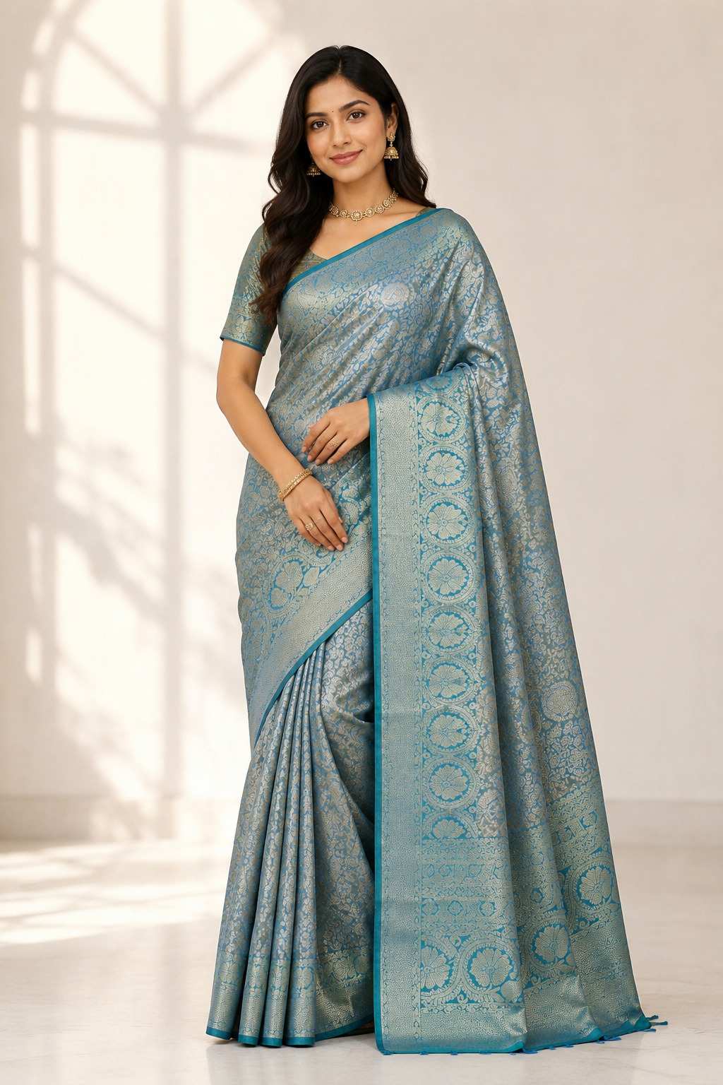 Shuchi - Kanchipuram Tissue Silk Saree.